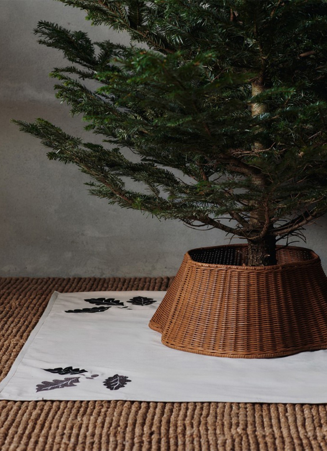 ferm LIVING Drape kerstboommand - voorkant 2 naturel