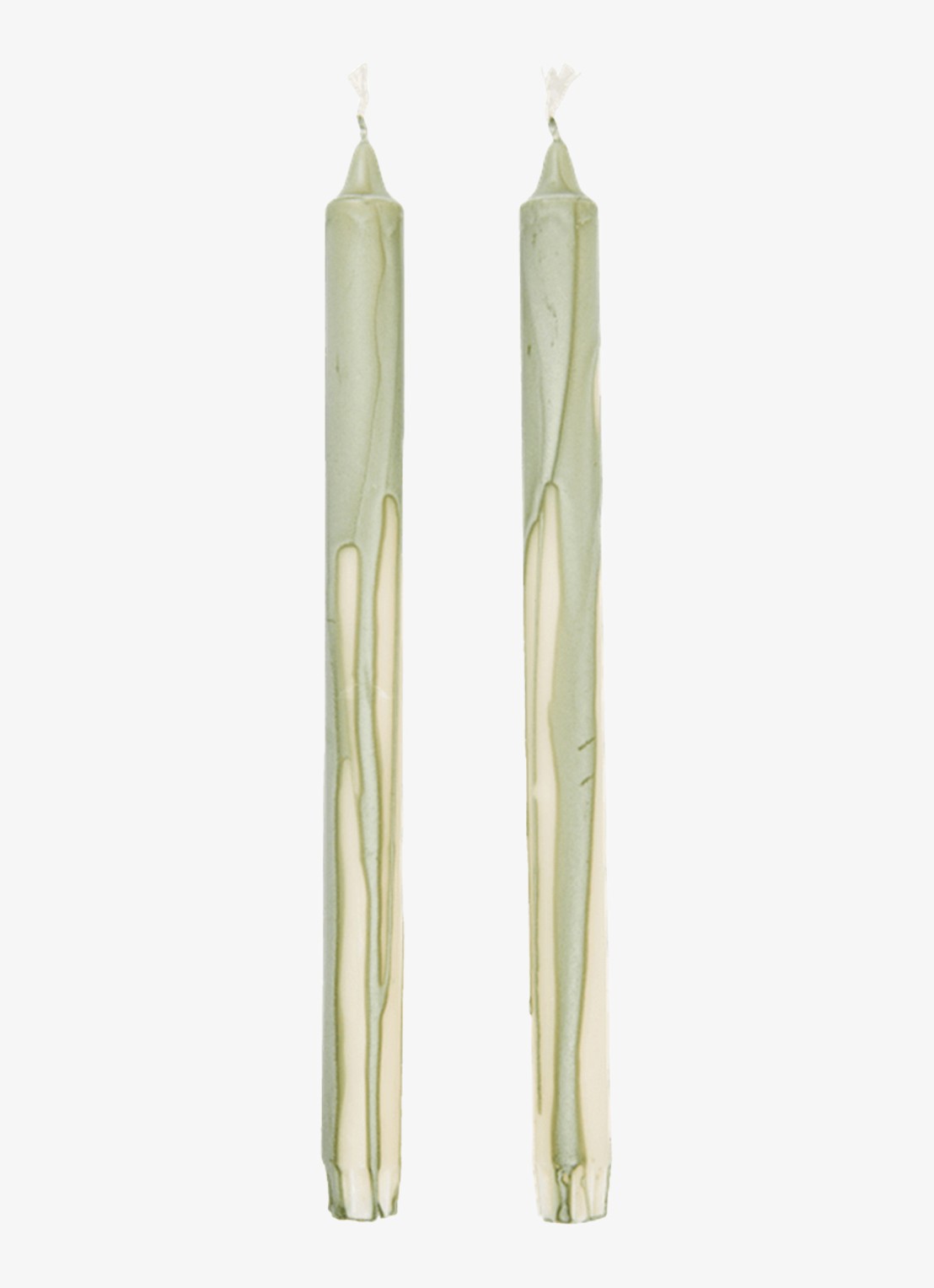 ferm LIVING Dryp Dinnerkaars 30 cm set van 2 - voorkant lichtgroen