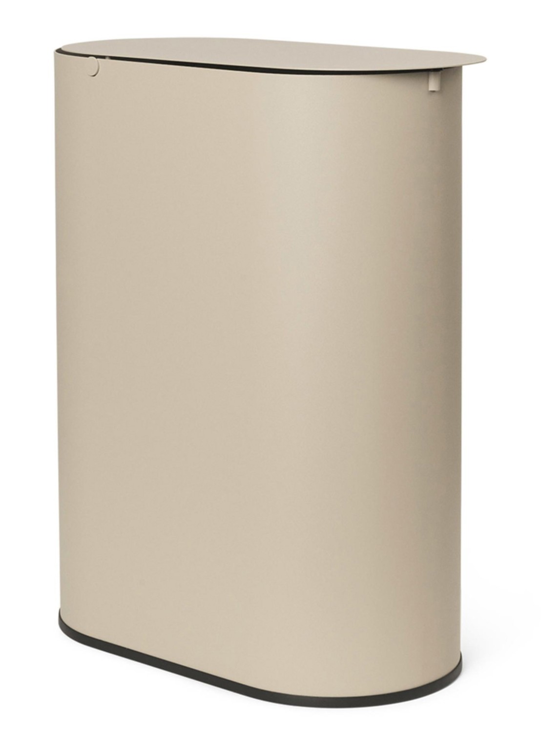 ferm LIVING Enkel Bin prullenbak 19L - voorkant beige