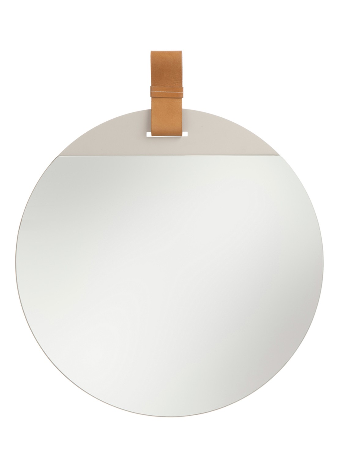ferm LIVING Enter spiegel small - voorkant bruin