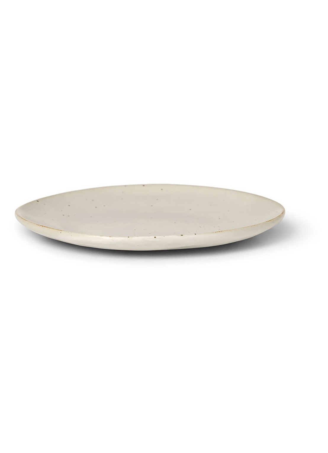 ferm LIVING Flow gebaksbordje Ø15 cm  - voorkant creme