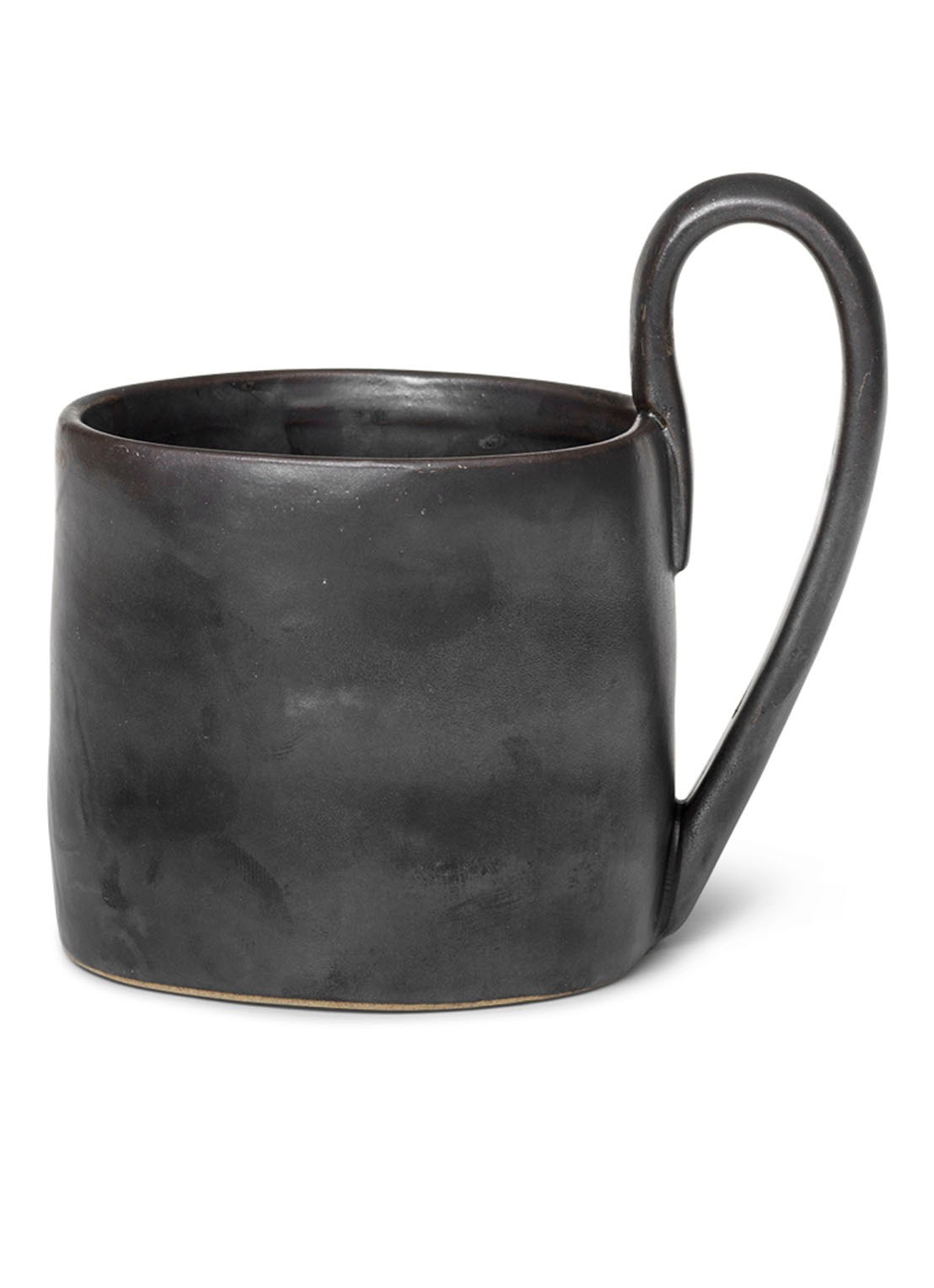 ferm LIVING Flow mok 36 cl - voorkant zwart