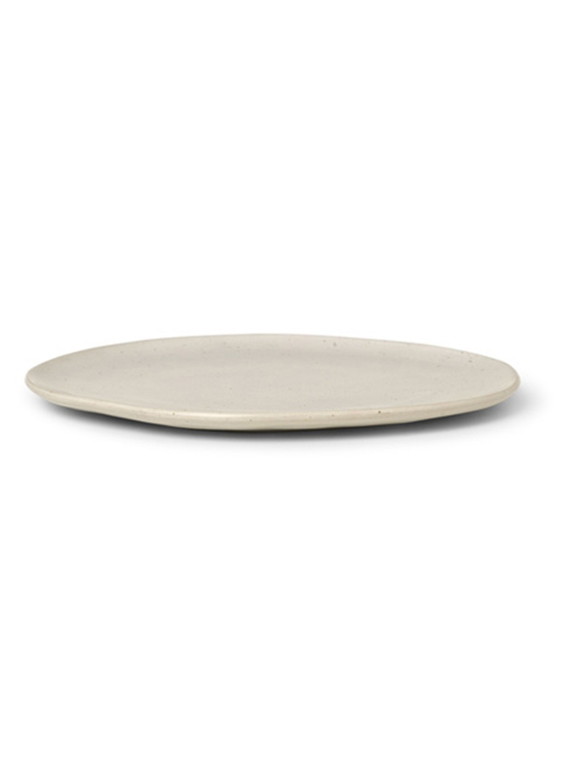 ferm LIVING Flow ontbijtbord 27 cm - voorkant 3 gebroken wit