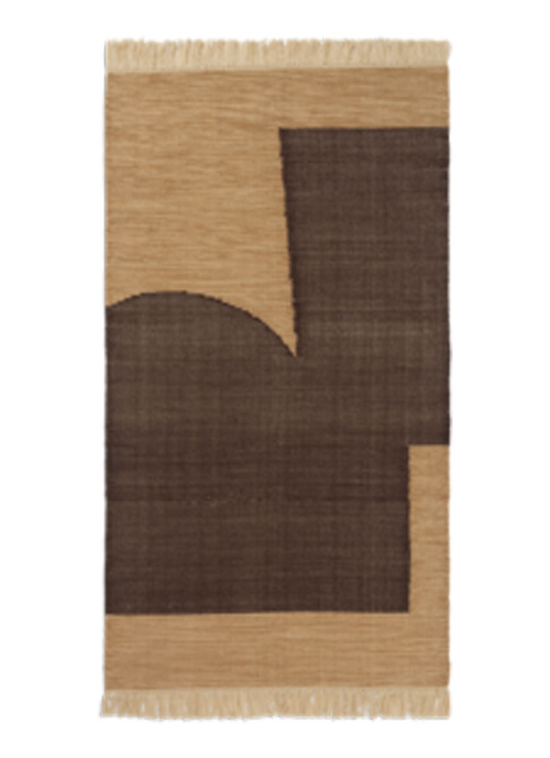 ferm LIVING Forene vloerkleed 140 x 80 cm - voorkant multicolor