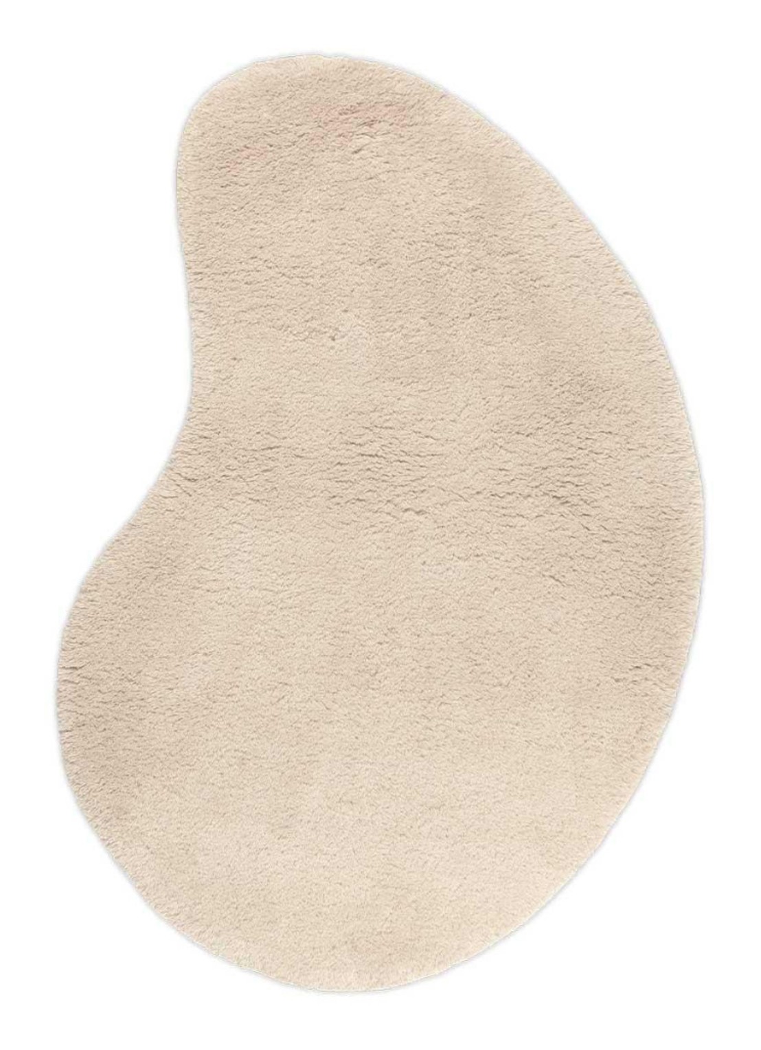 ferm LIVING Forma vloerkleed 103 x 155 cm - voorkant gebroken wit
