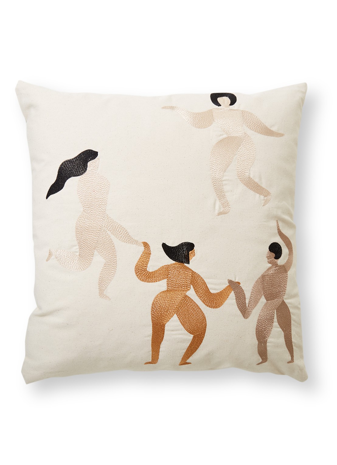 ferm LIVING Free sierkussen 50 x 50 cm - voorkant creme