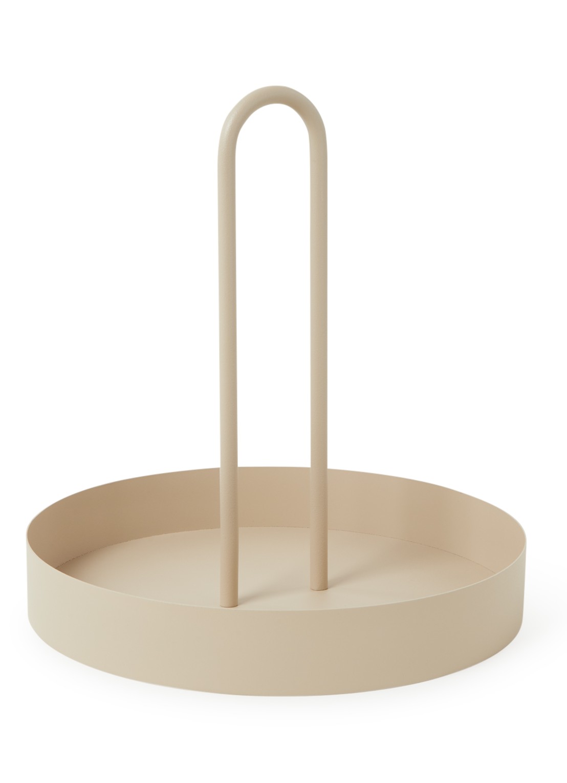 ferm LIVING Grib dienblad 28 cm - voorkant 3 beige