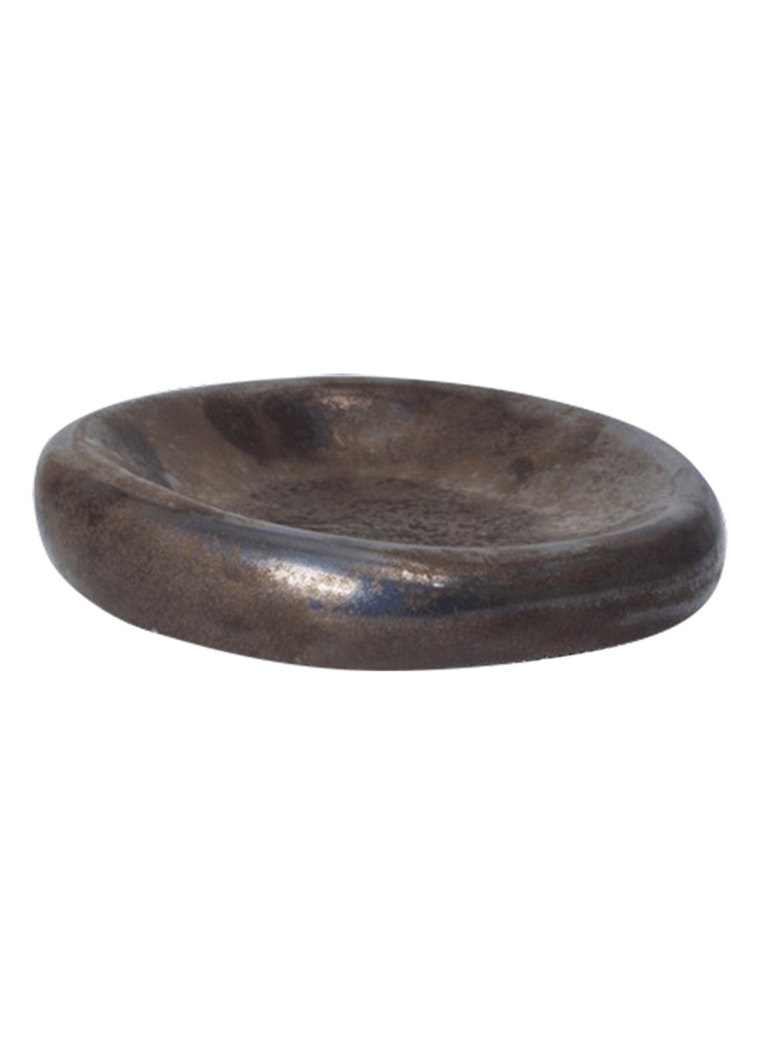ferm LIVING Hanging waxinelichthouder van messing 50 cm - voorkant brons