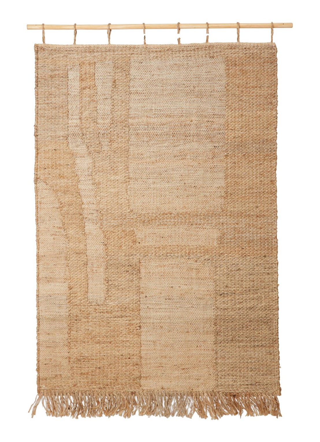 ferm LIVING Harvest wandkleed 165 x 100 cm - voorkant beige