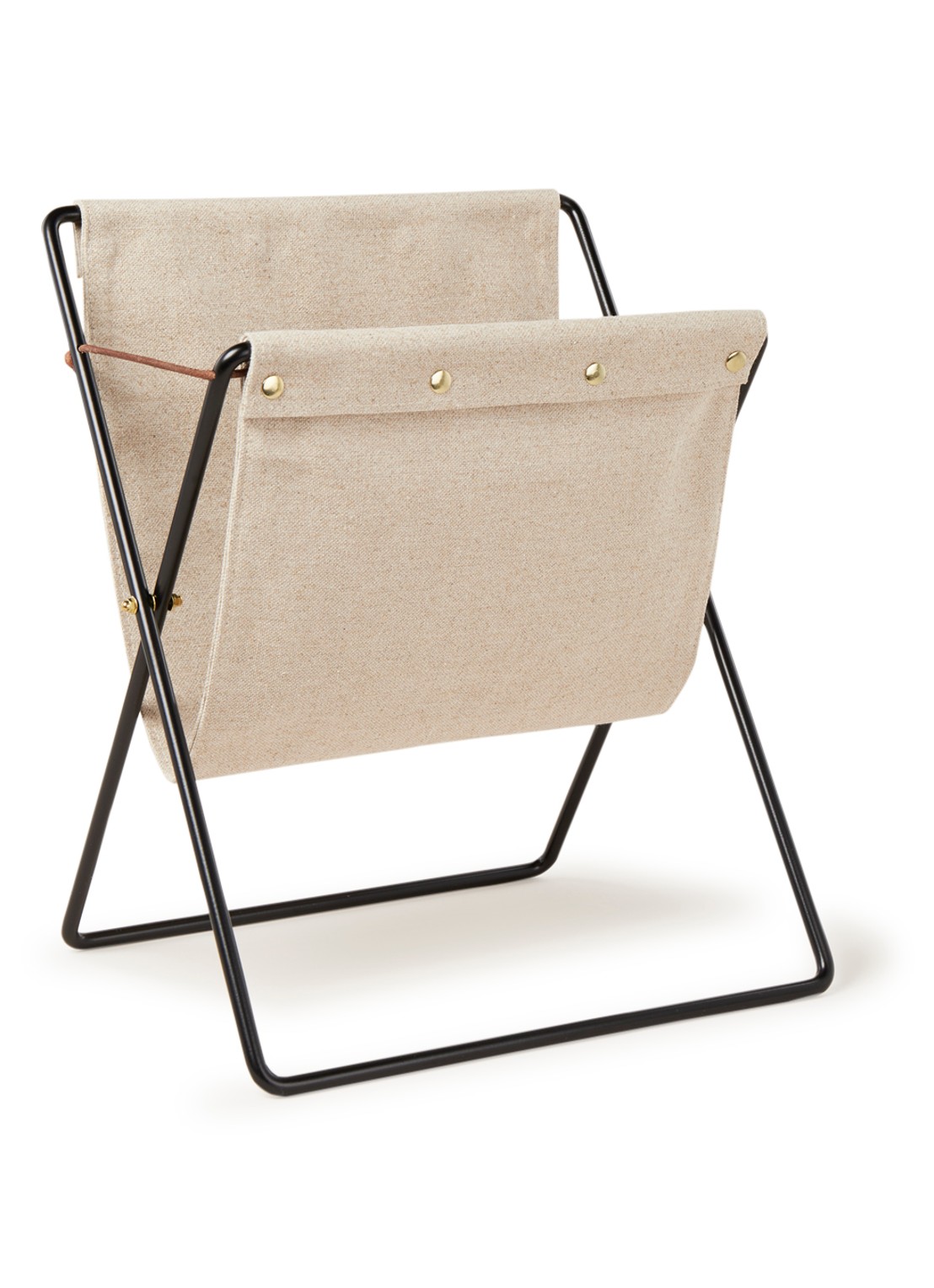 ferm LIVING Herman tijdschriftenrek 51 x 31 cm  - voorkant 2 beige
