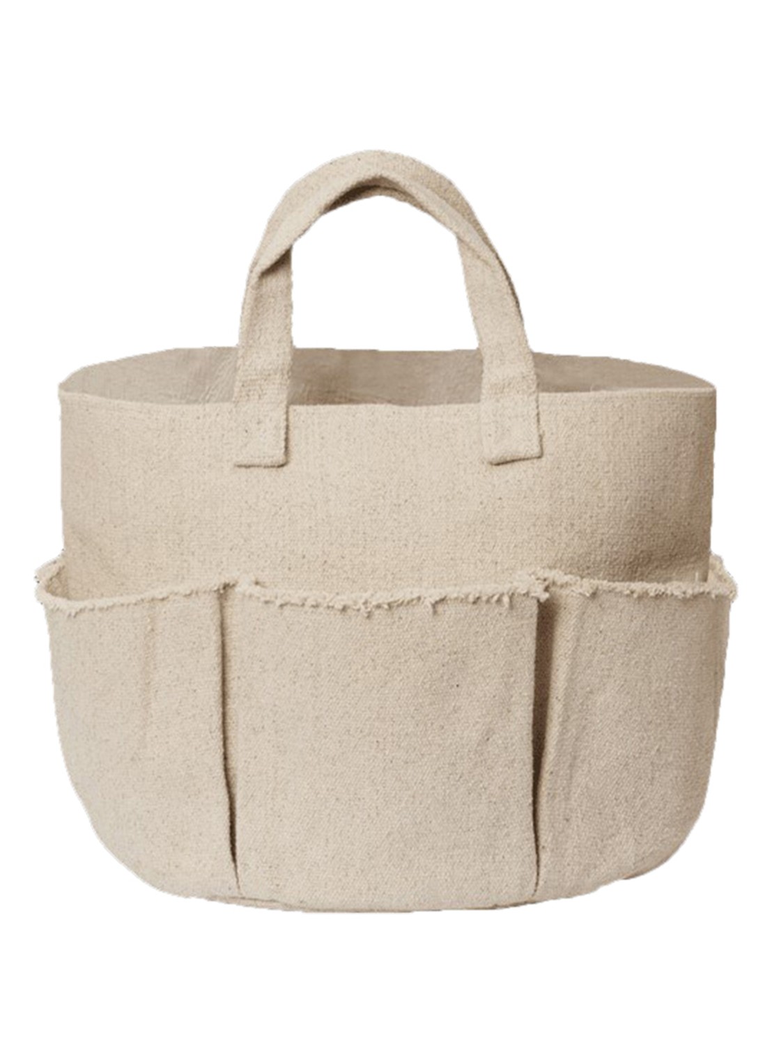 ferm LIVING Hokan mand Ø30 - voorkant beige