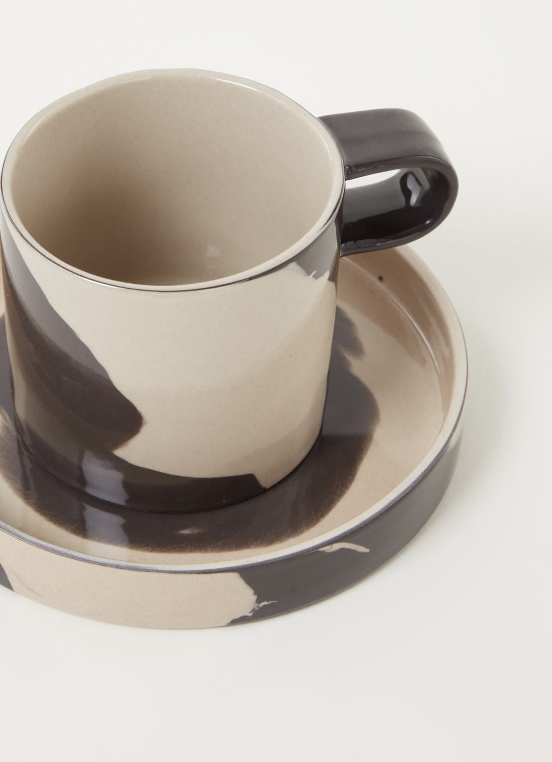ferm LIVING Inlay kop en schotel 20 cl  - detail zand