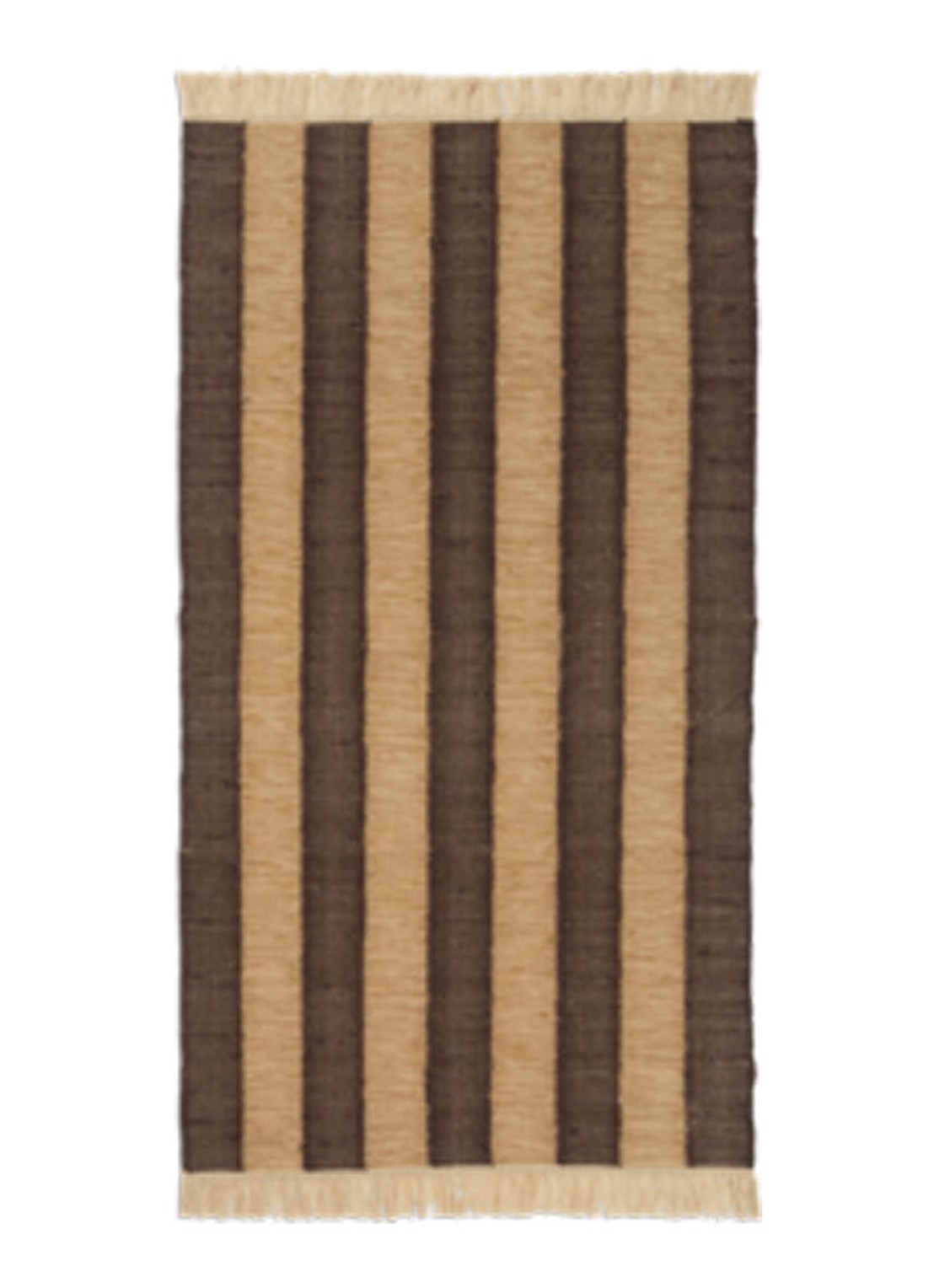 ferm LIVING Ives vloerkleed 140 x 80 cm - voorkant multicolor