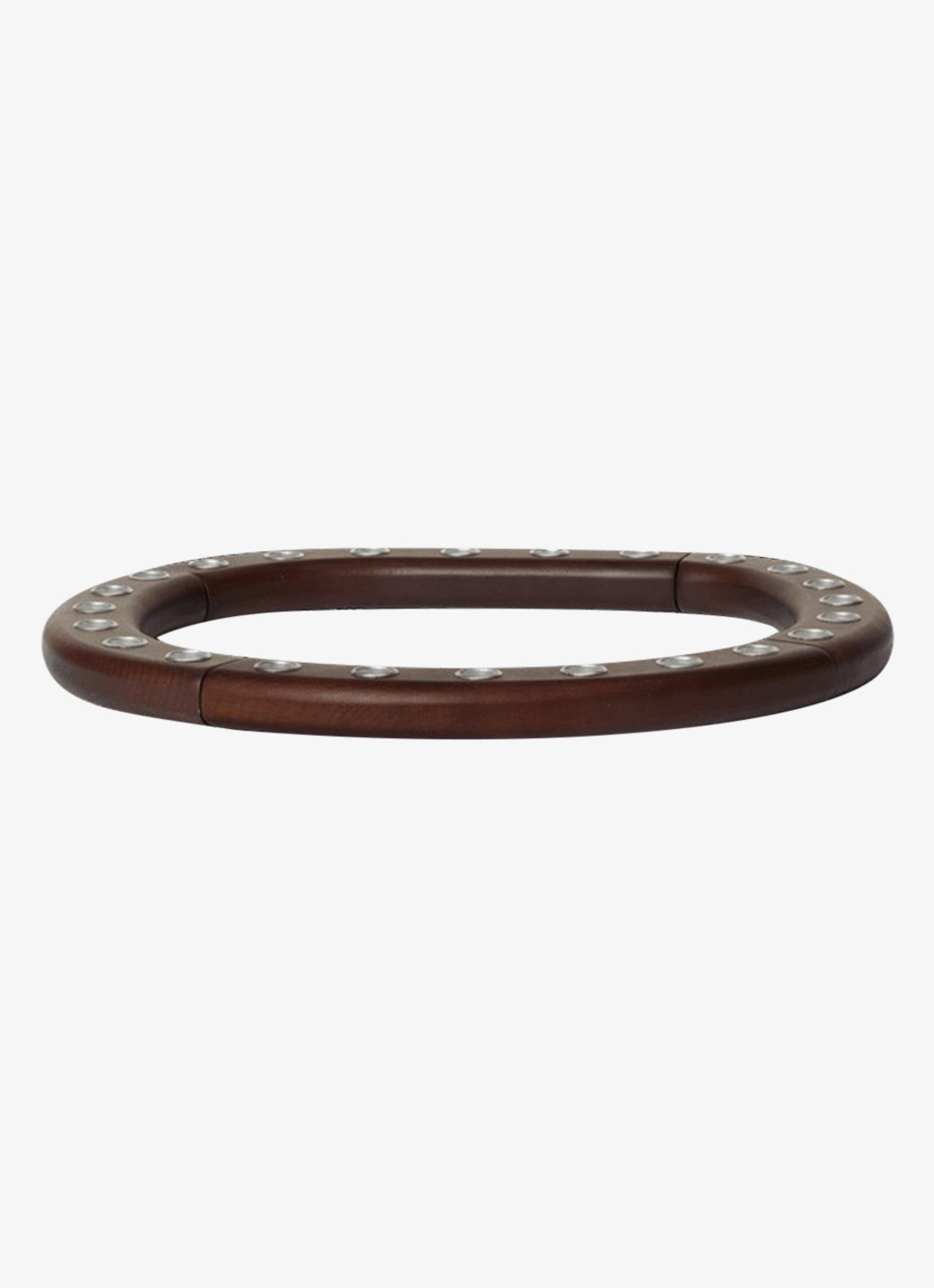 ferm LIVING Kandelaar - voorkant donkerbruin