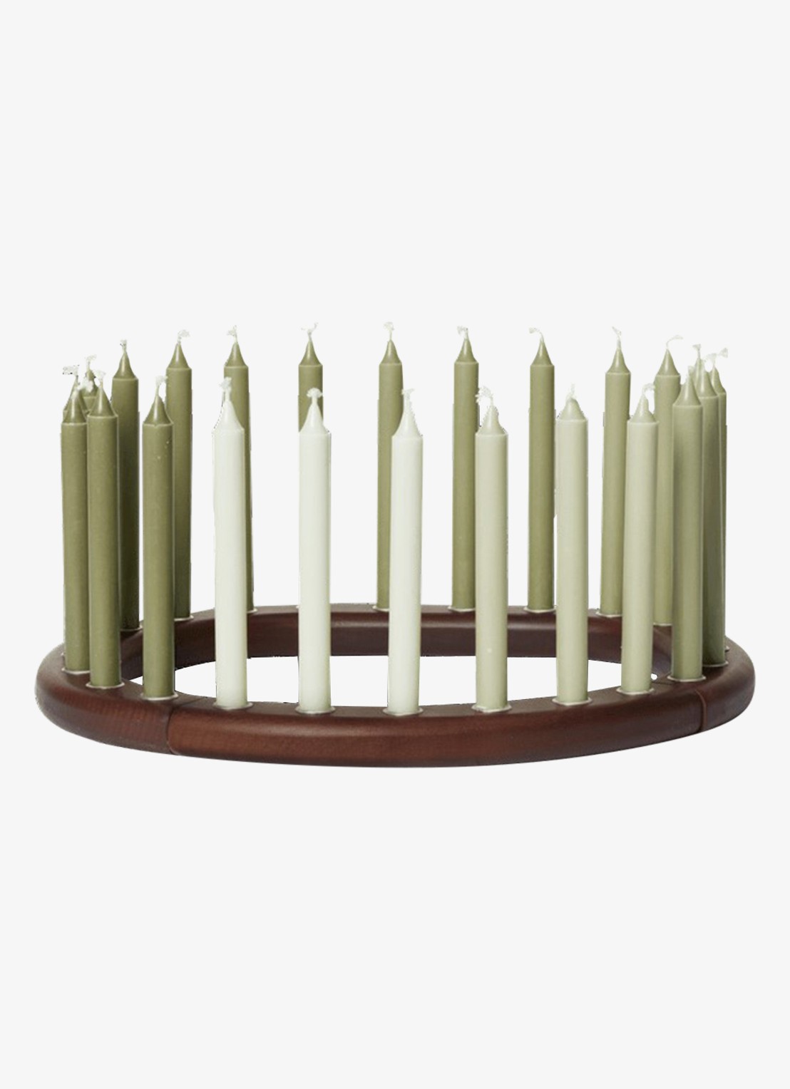 ferm LIVING Kandelaar - voorkant 2 donkerbruin