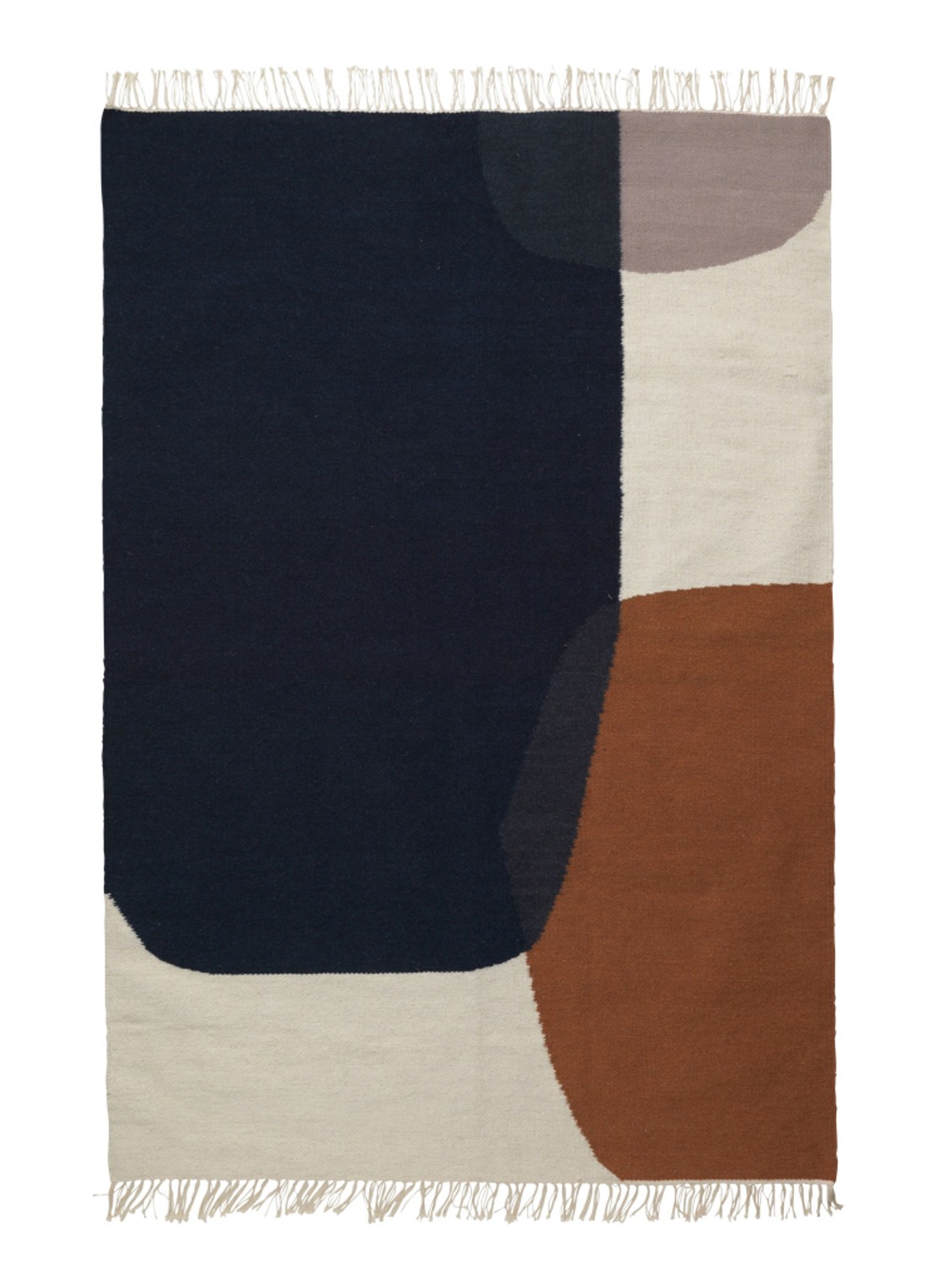 ferm LIVING Kelim vloerkleed medium 140 x 200 cm - voorkant multicolor