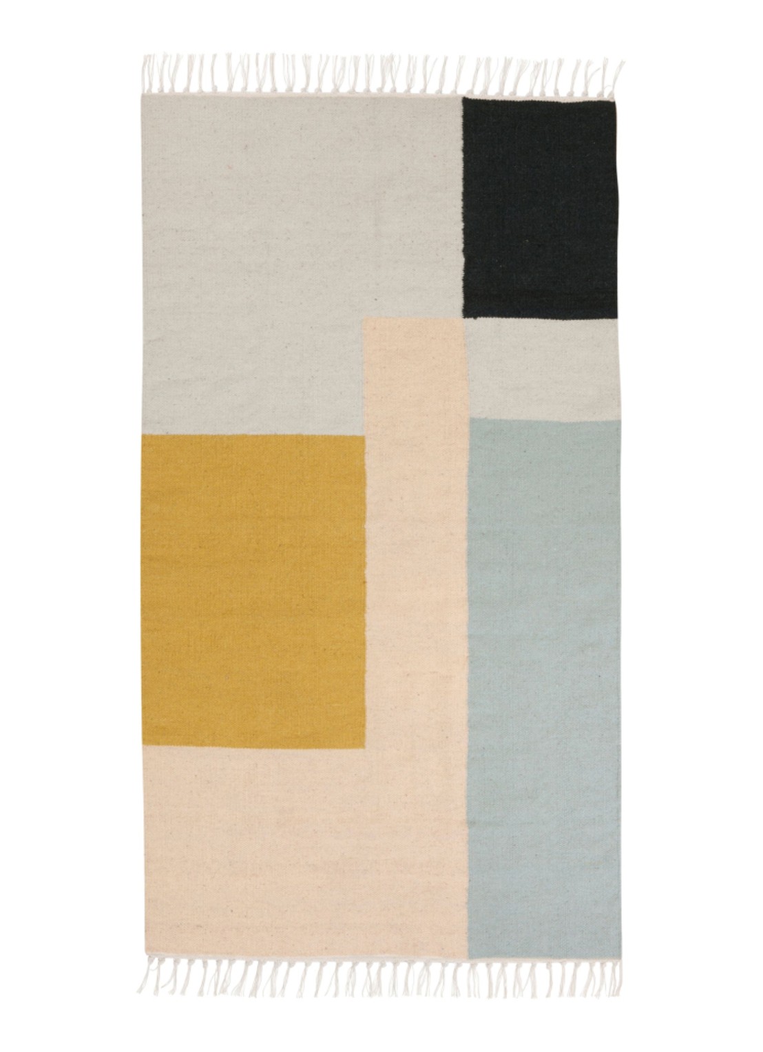 ferm LIVING Kelim vloerkleed small 140 x 80 cm - voorkant multicolor