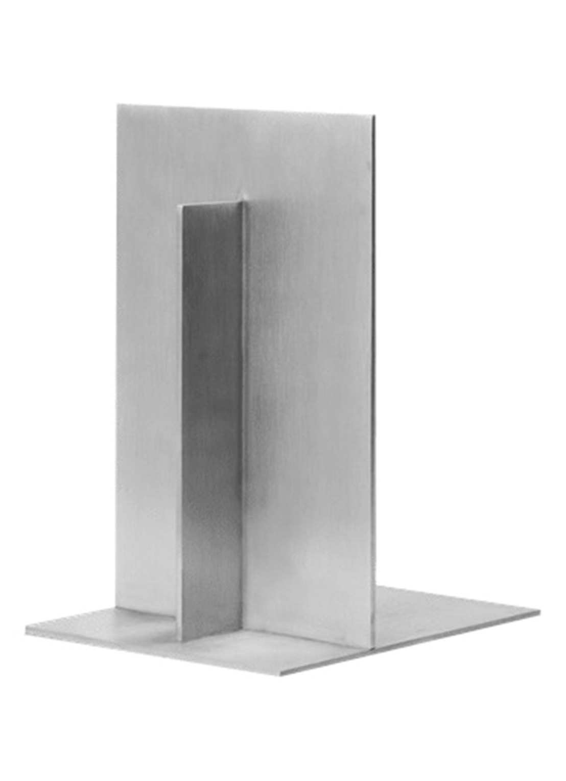 ferm LIVING Lager boekensteun - achterkant zilver