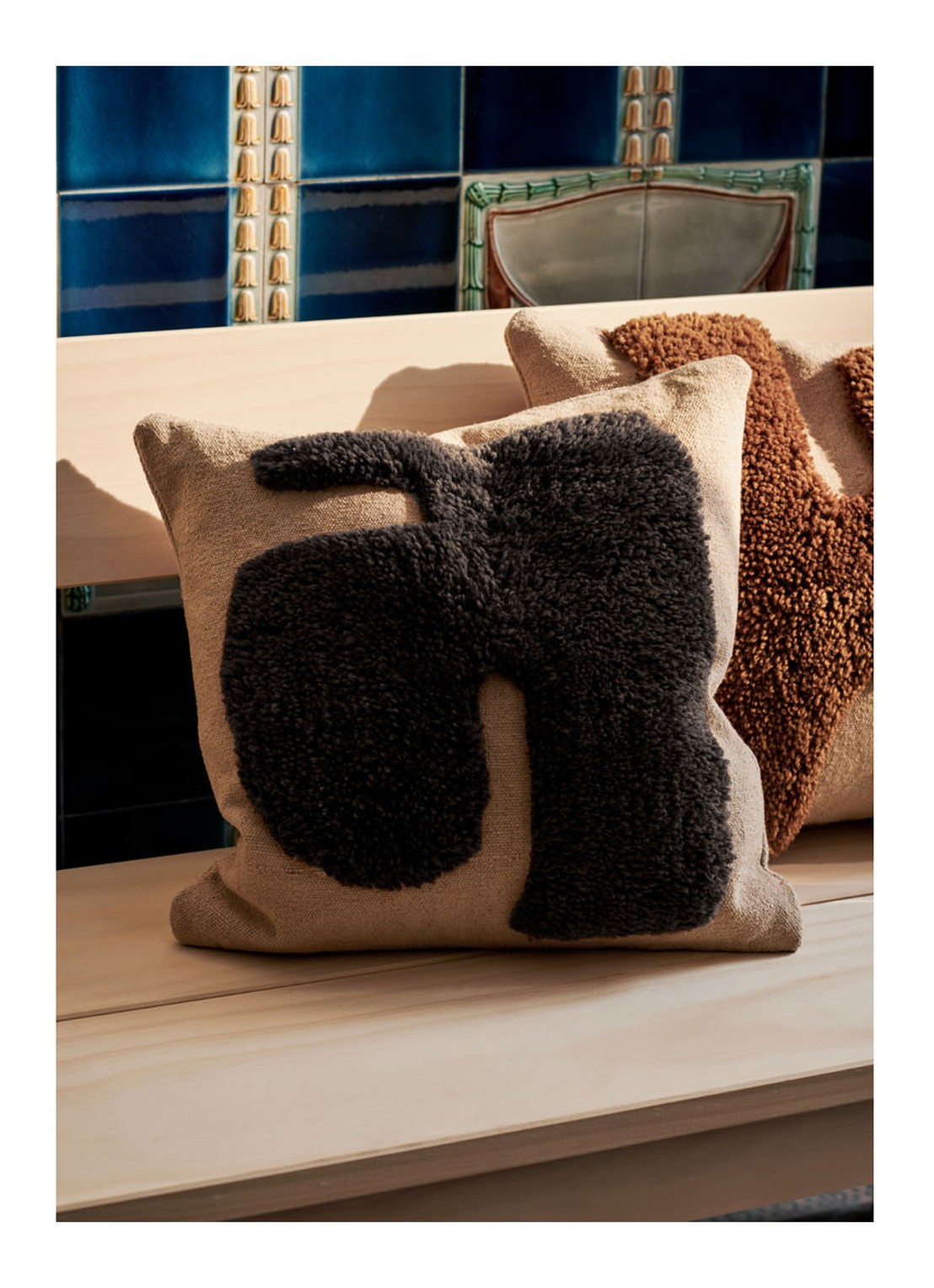ferm LIVING Lay sierkussen 50 x 50 cm - voorkant 2 undefined
