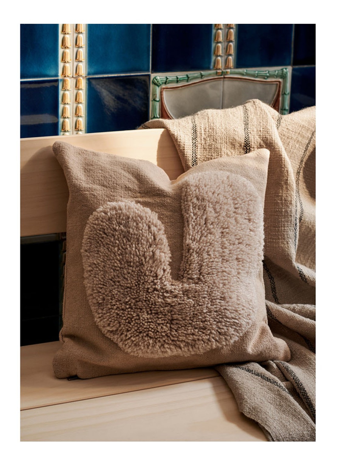 ferm LIVING Lay sierkussen 50 x 50 cm - voorkant 3 undefined