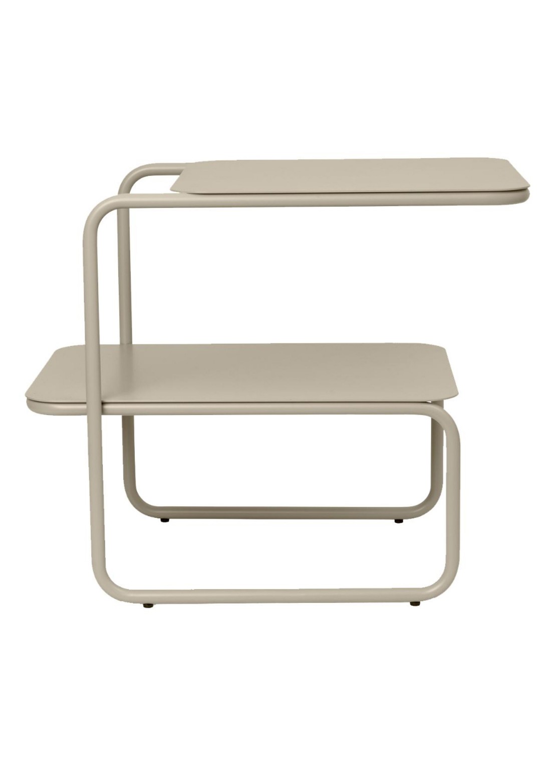 ferm LIVING Level bijzettafel - voorkant beige