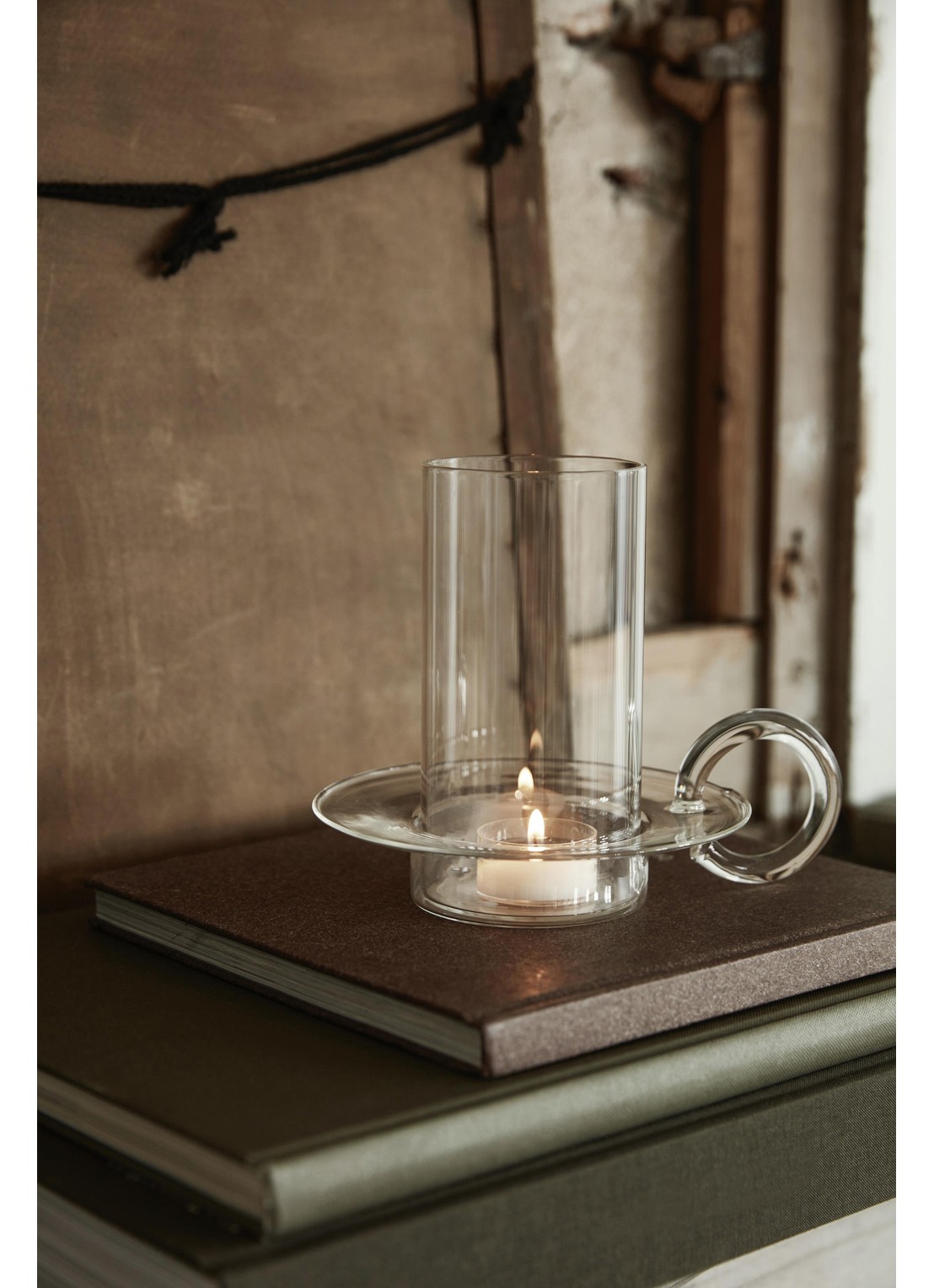 ferm LIVING Luce waxinelichthouder - achterkant 3 transparant