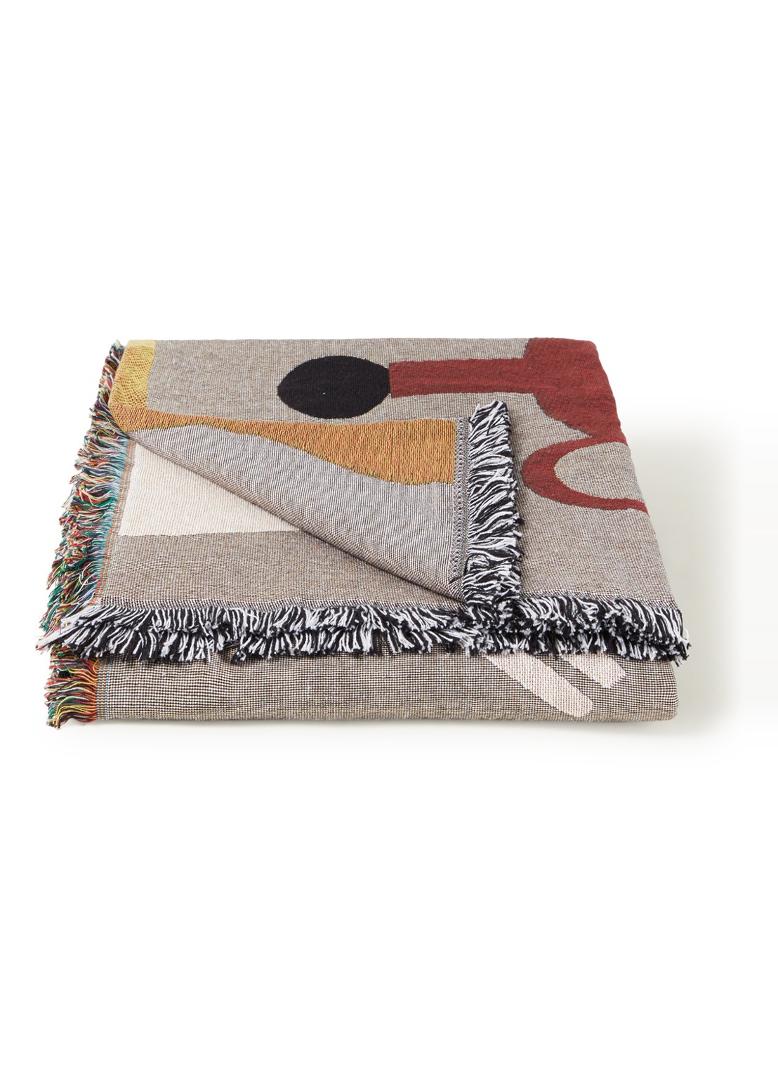 ferm LIVING Mirage plaid 170 x 120 cm - voorkant 2 grijs