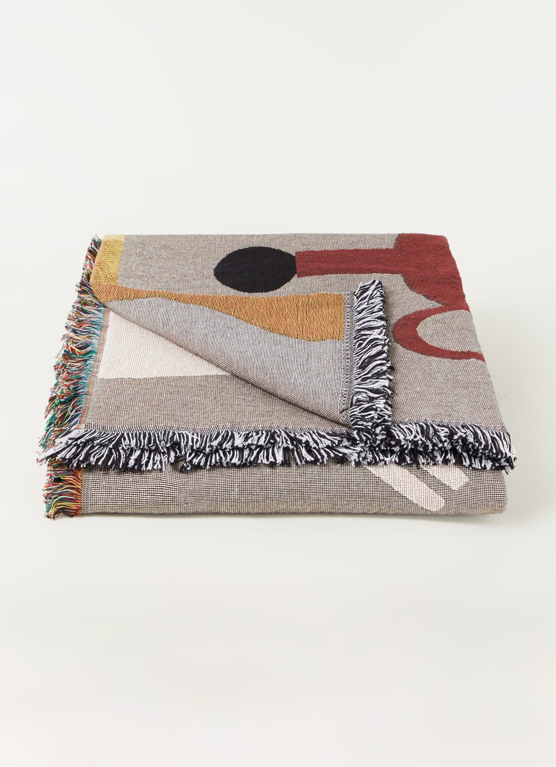 ferm LIVING Mirage plaid 170 x 120 cm - voorkant 3 grijs