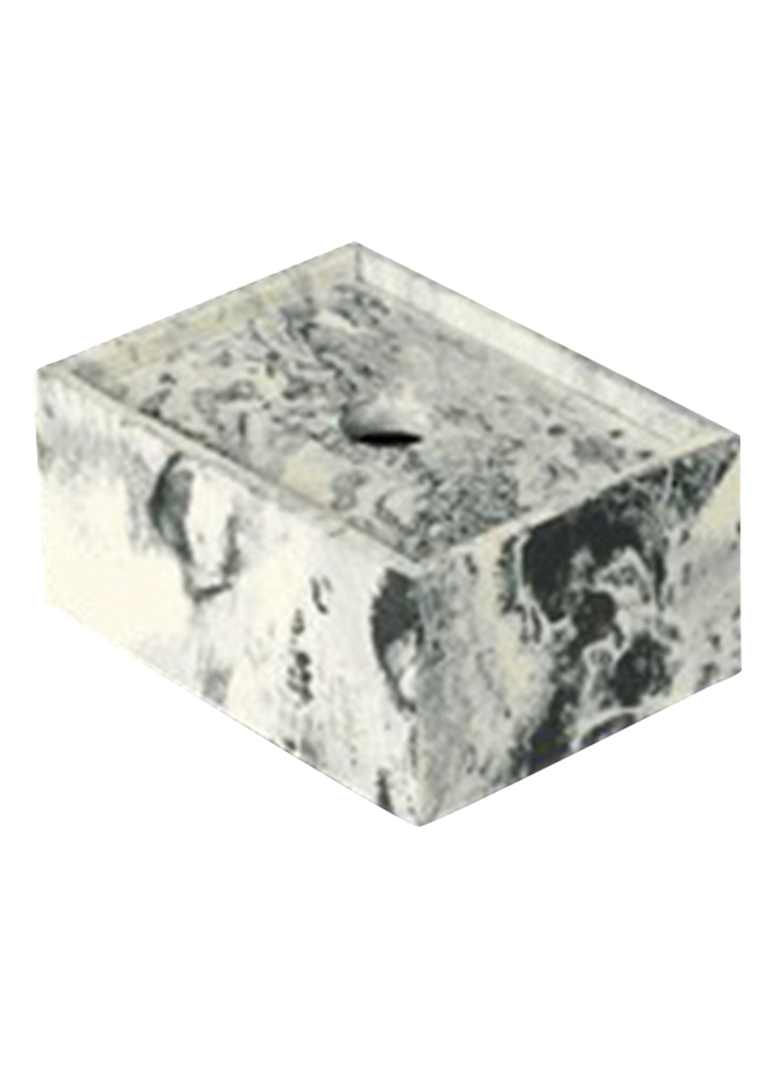ferm LIVING Mist Box opbergdoos 10 cm - voorkant wit