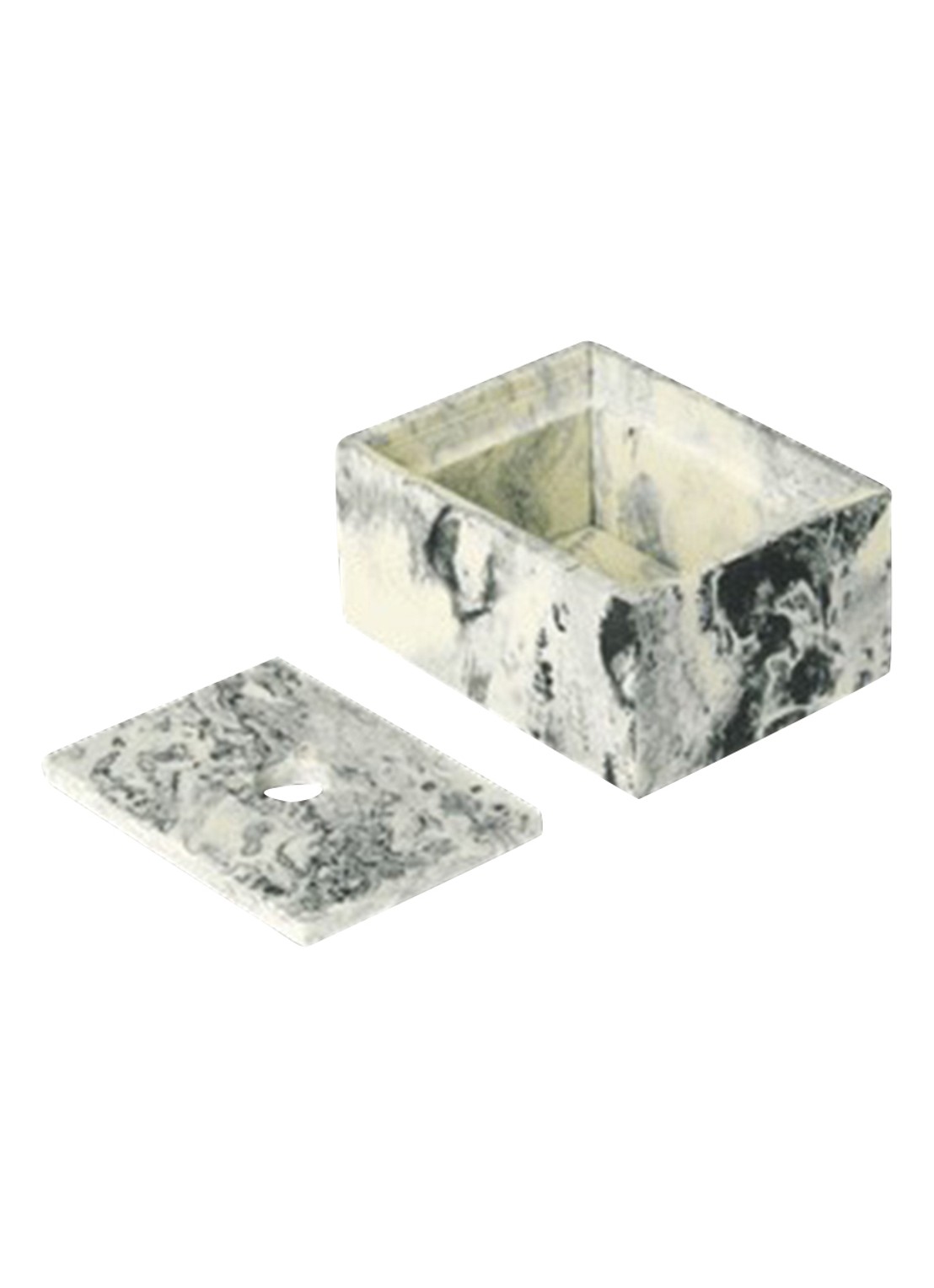 ferm LIVING Mist Box opbergdoos 10 cm - voorkant 2 wit
