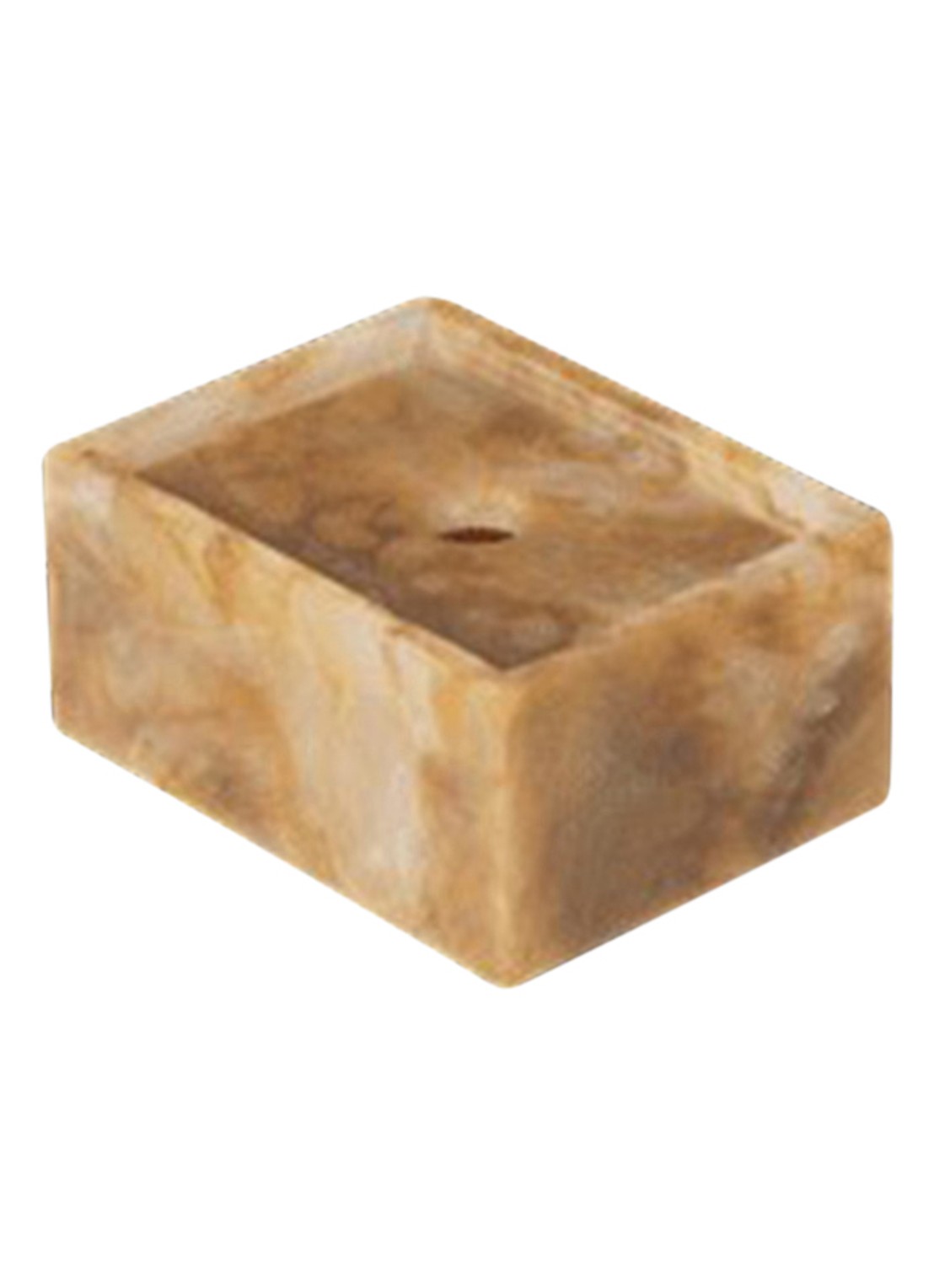 ferm LIVING Mist Box opbergdoos 10 cm - voorkant lichtbruin