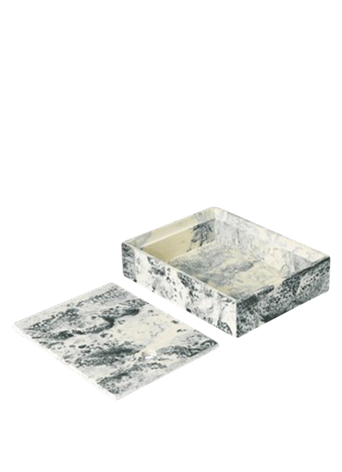 ferm LIVING Mist Box opbergdoos 10 x 20 cm - voorkant 2 grijs