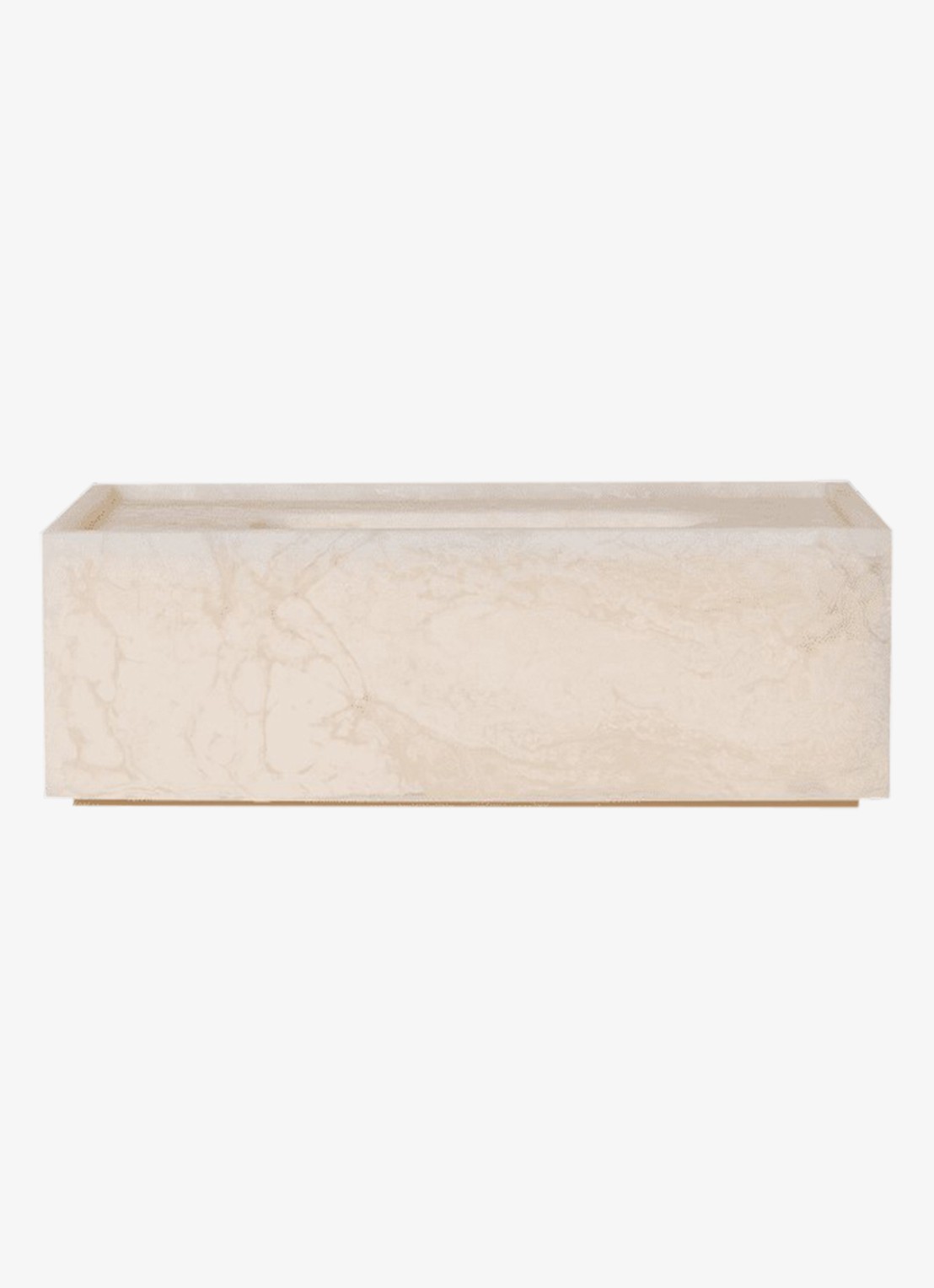 ferm LIVING Mist tissuebox 12 x 21,5 cm - voorkant 3 parelmoer