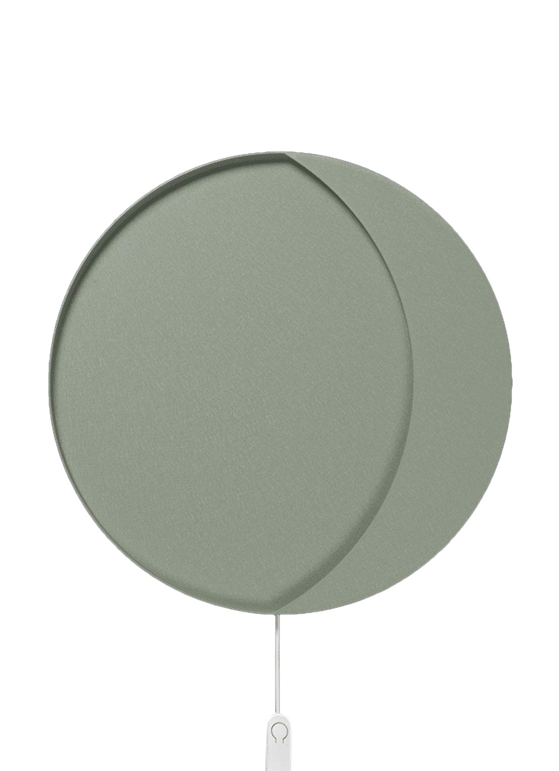ferm LIVING Neba wandlamp 45,5 cm - voorkant groen