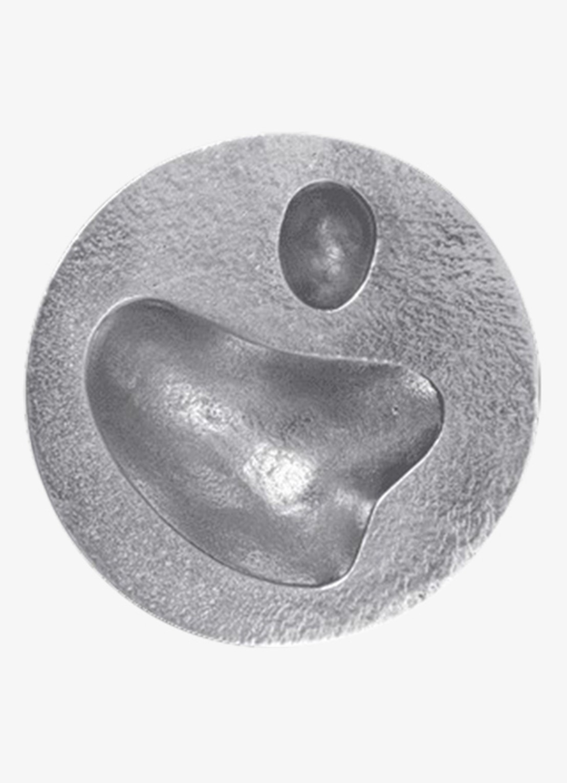 ferm LIVING Niche Small schaal 9,5 cm - voorkant 2 zilver