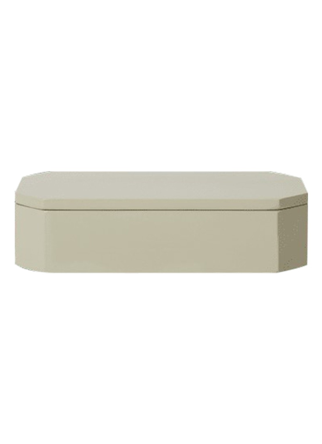 ferm LIVING Nova opbergdoos 20 x 10 cm - achterkant beige