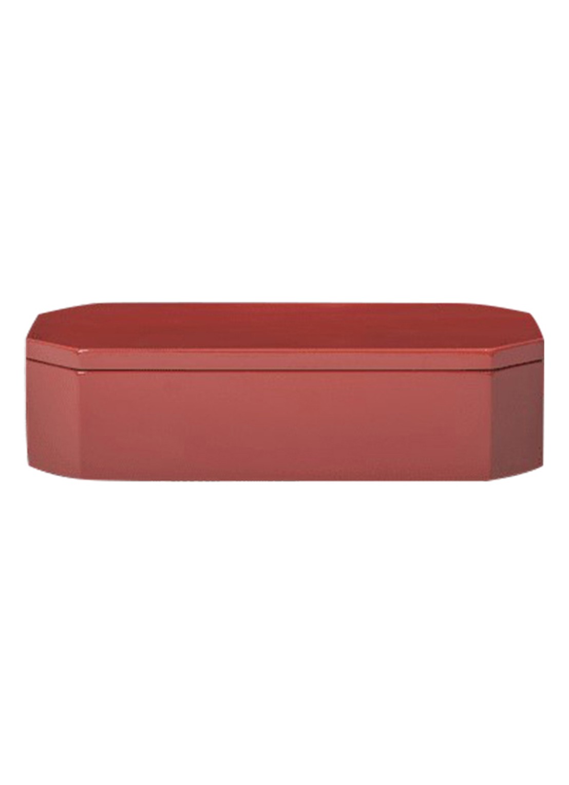 ferm LIVING Nova opbergdoos 20 x 10 cm - achterkant 3 rood