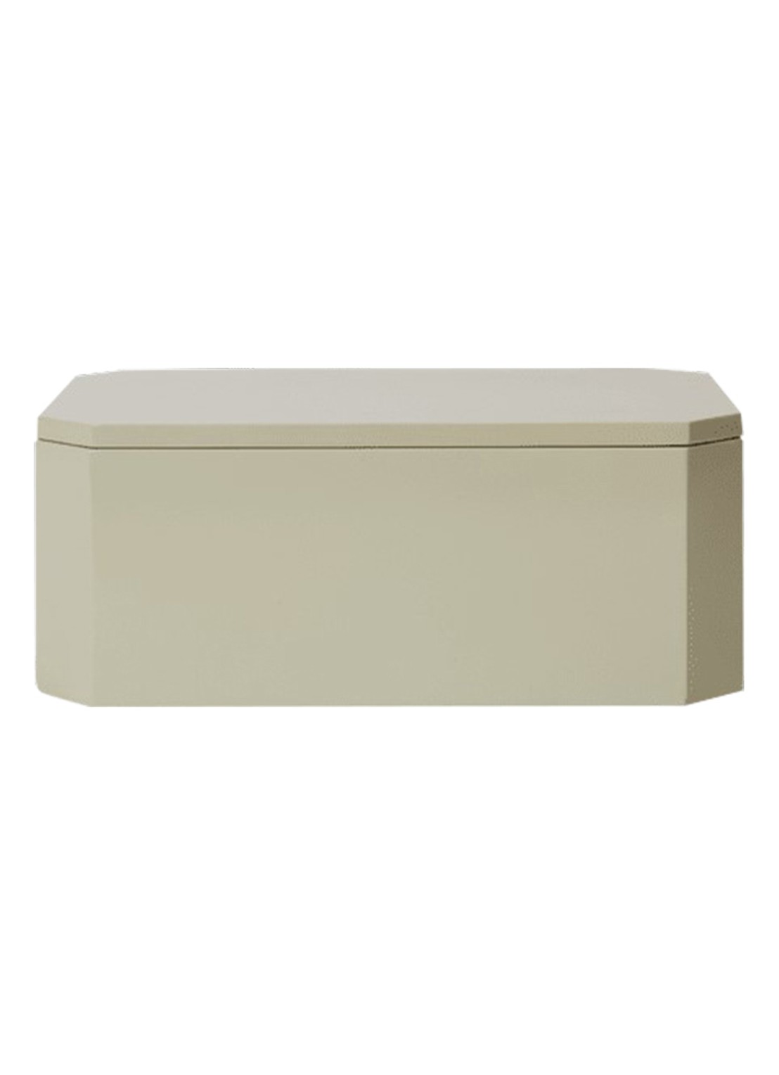 ferm LIVING Nova opbergdoos 25 x 15 cm - achterkant 3 beige