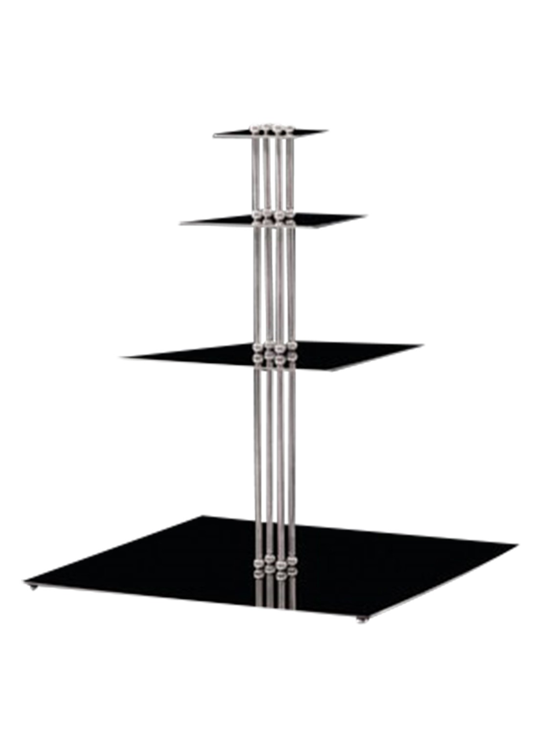 ferm LIVING Orbelle etagère 36 cm - voorkant 3 zilver
