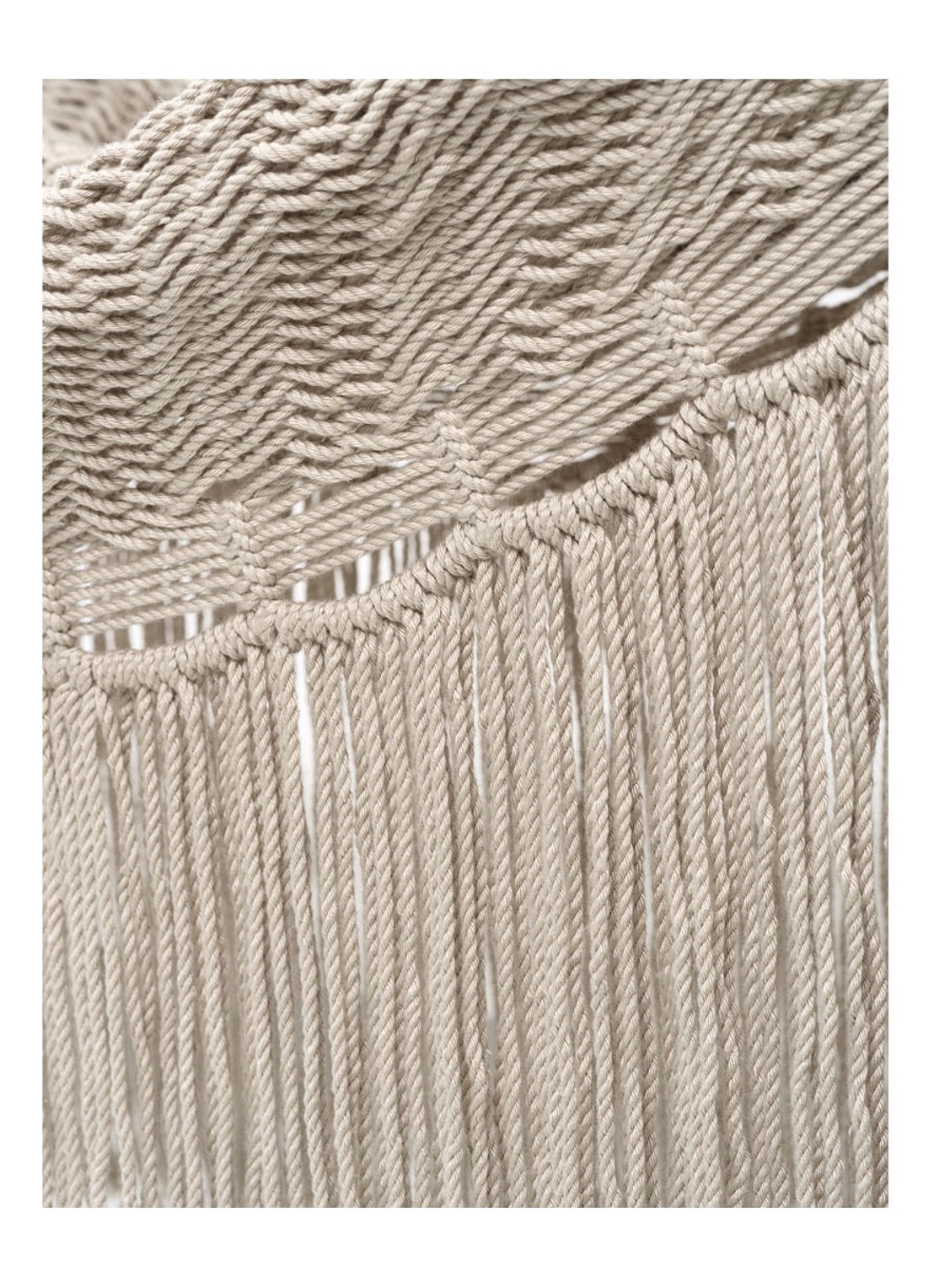 ferm LIVING Path hangmat 320 x 140 cm - detail 3 beige