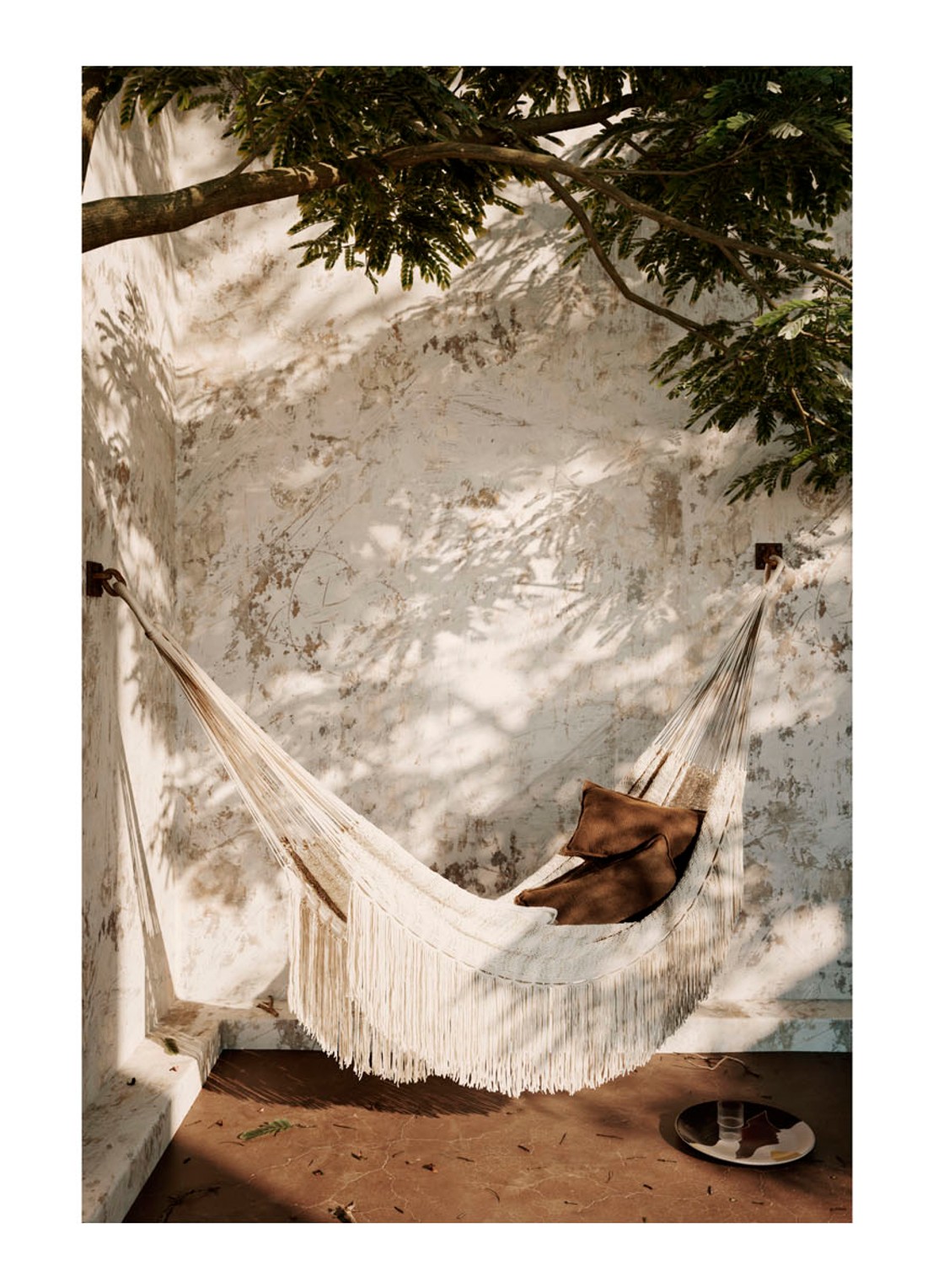 ferm LIVING Path hangmat 320 x 140 cm - voorkant 2 beige