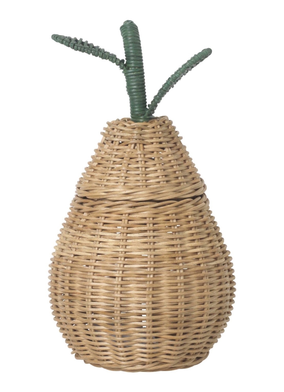 ferm LIVING Pear Braided opbergmand small - voorkant naturel