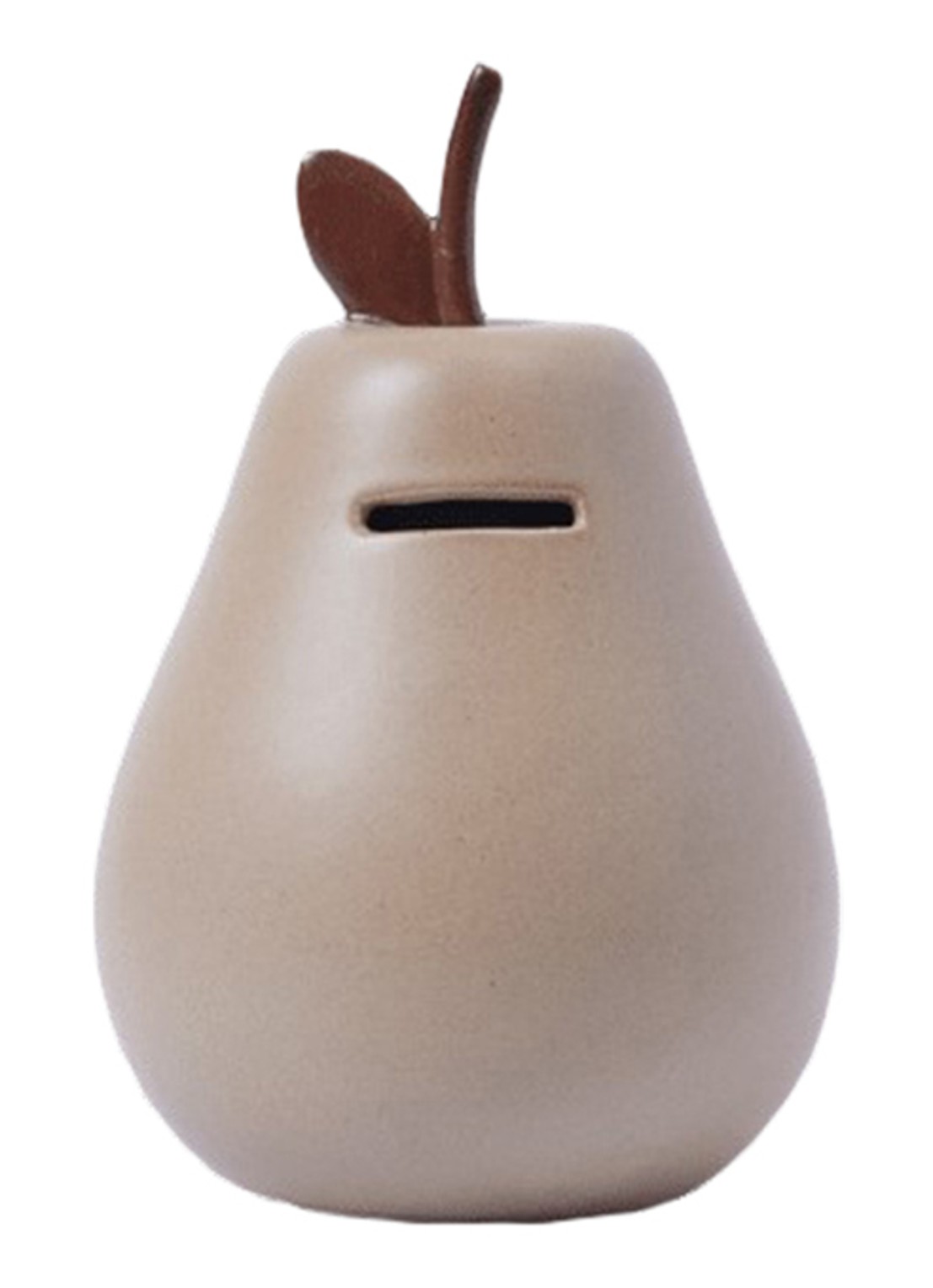 ferm LIVING Pear spaarpot - voorkant groen