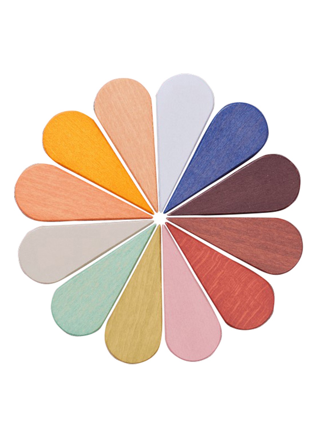 ferm LIVING Petal speelblokken - achterkant 3 geel