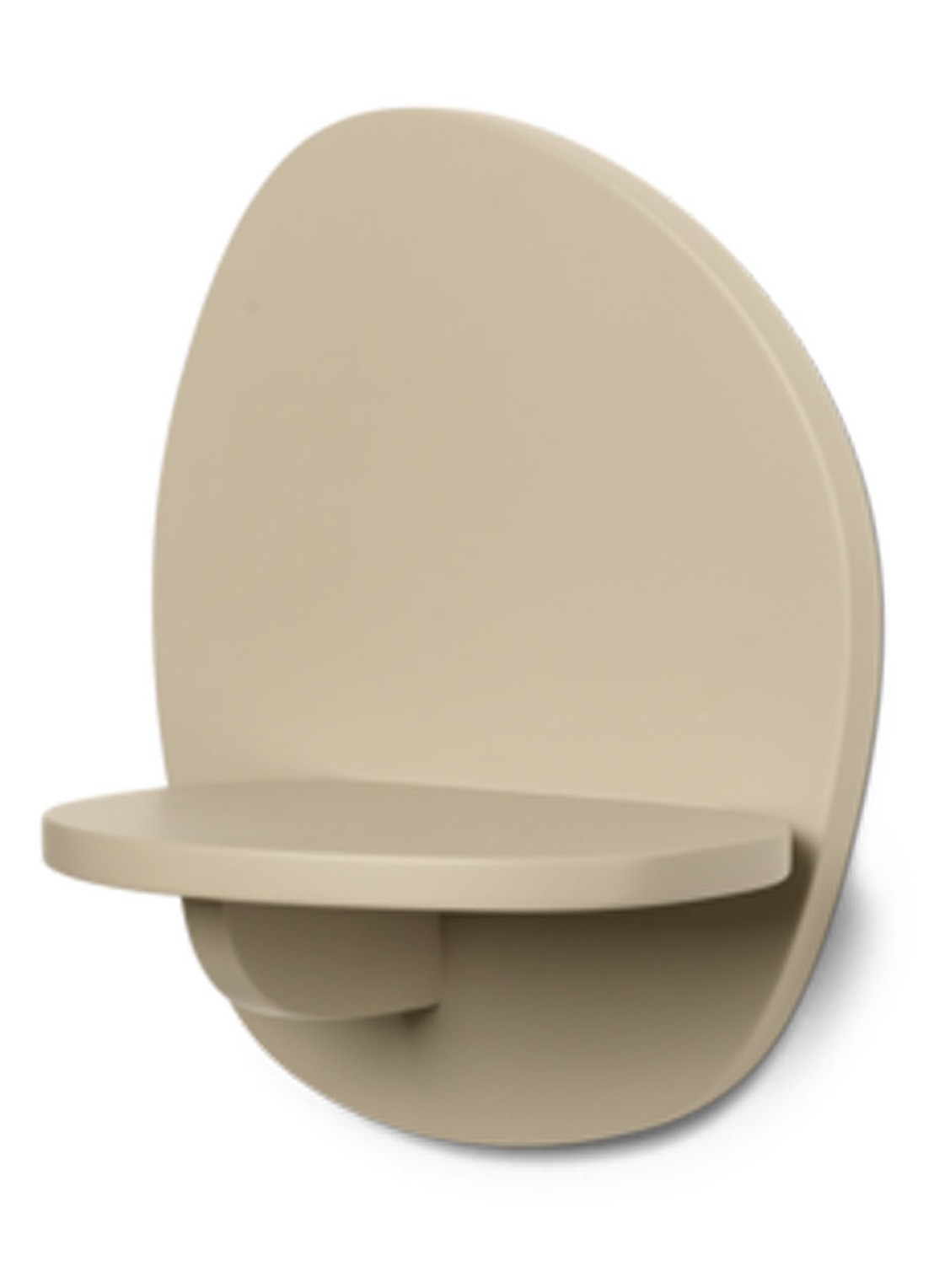 ferm LIVING Pilu wandelement S 25 cm - voorkant taupe