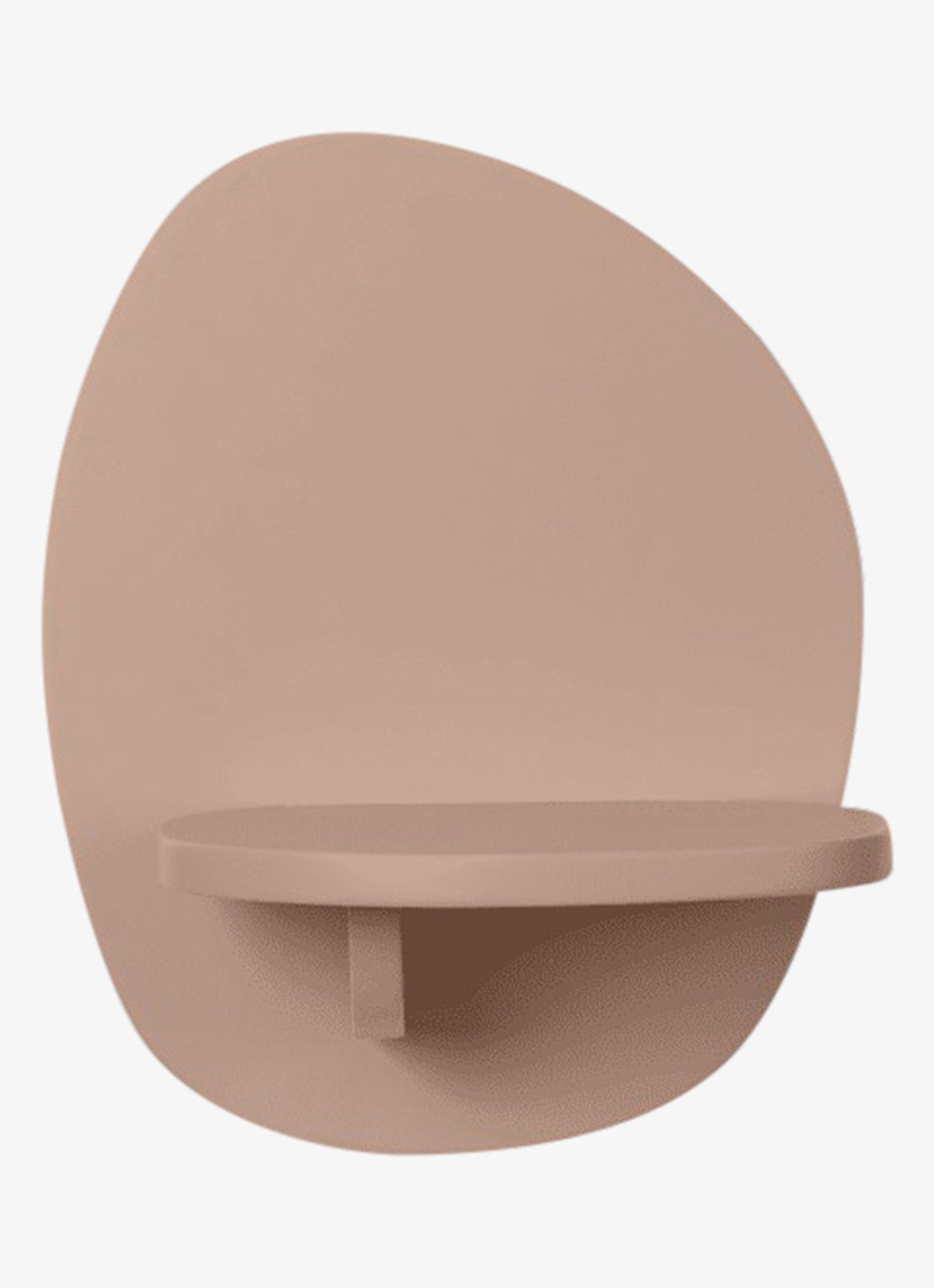 ferm LIVING Pilu wandplank 25 cm - voorkant oudroze