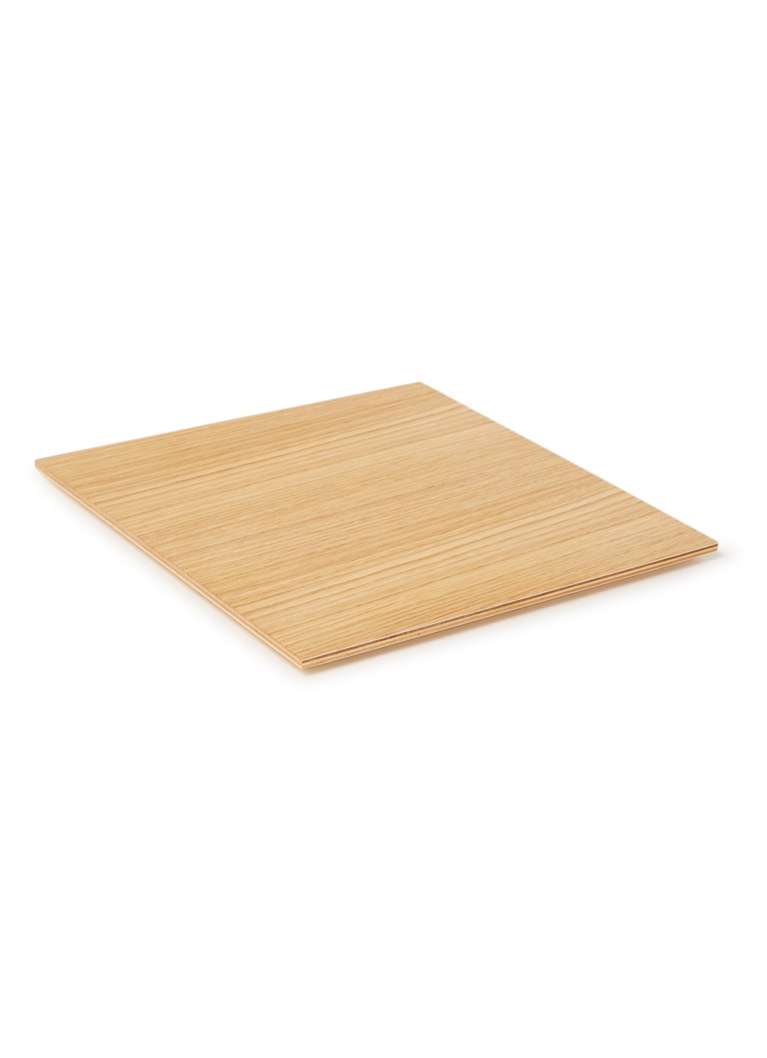 ferm LIVING Plant Box tray van hout 26 x 26 cm - voorkant lichtbruin