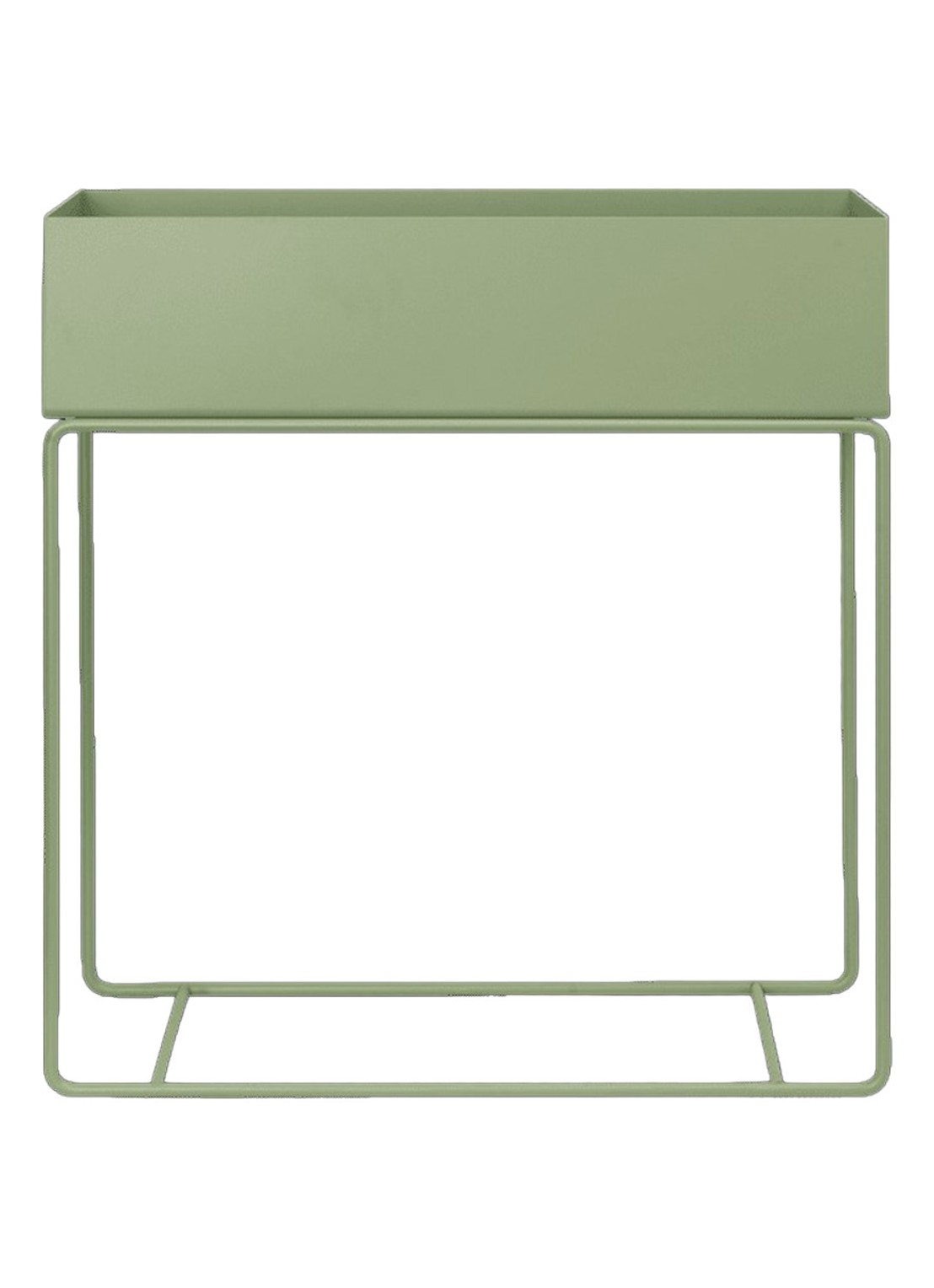 ferm LIVING Plantenbak voor binnen 65 cm - voorkant lindegroen