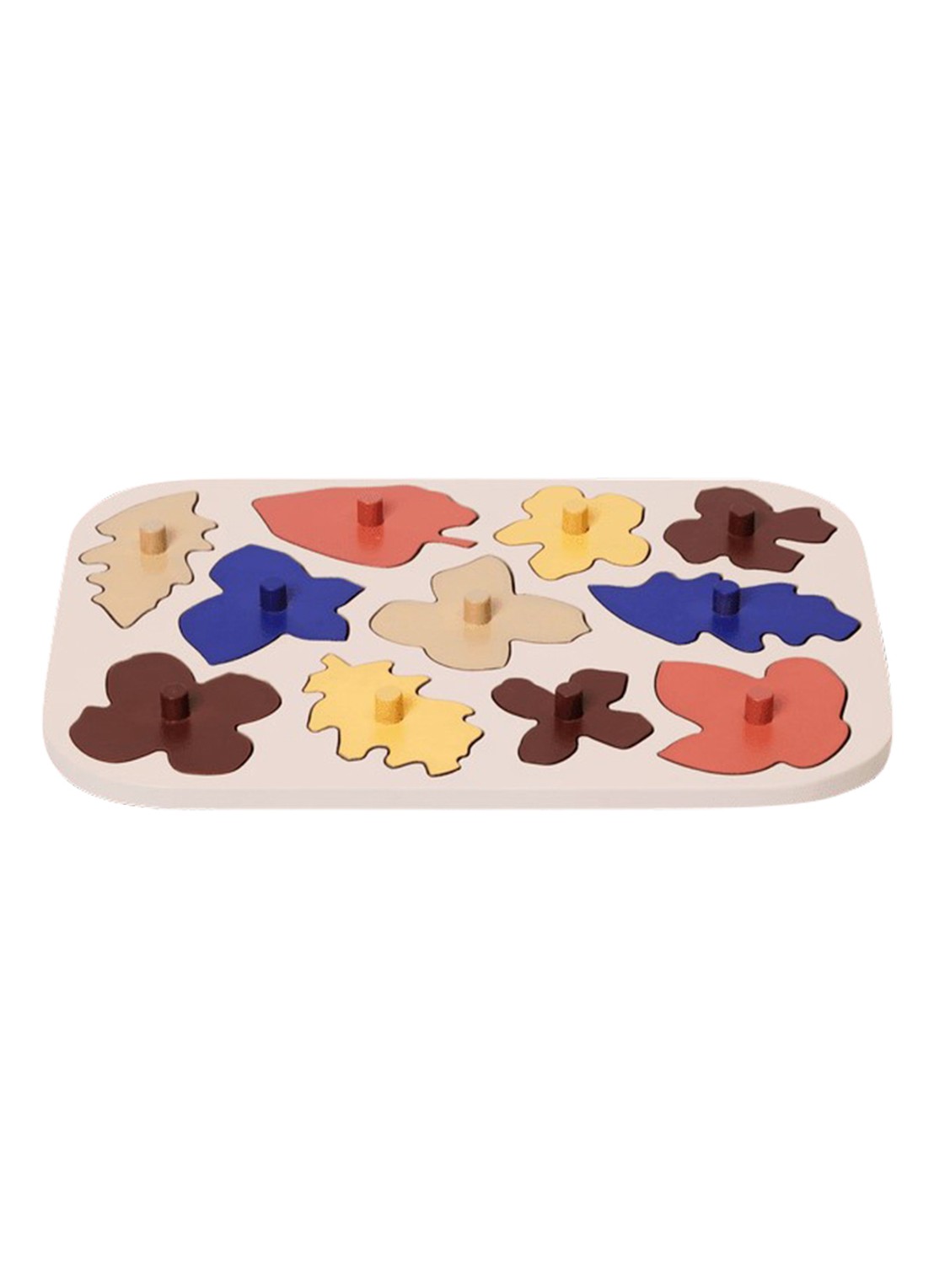 ferm LIVING Poesie puzzel - detail bruin