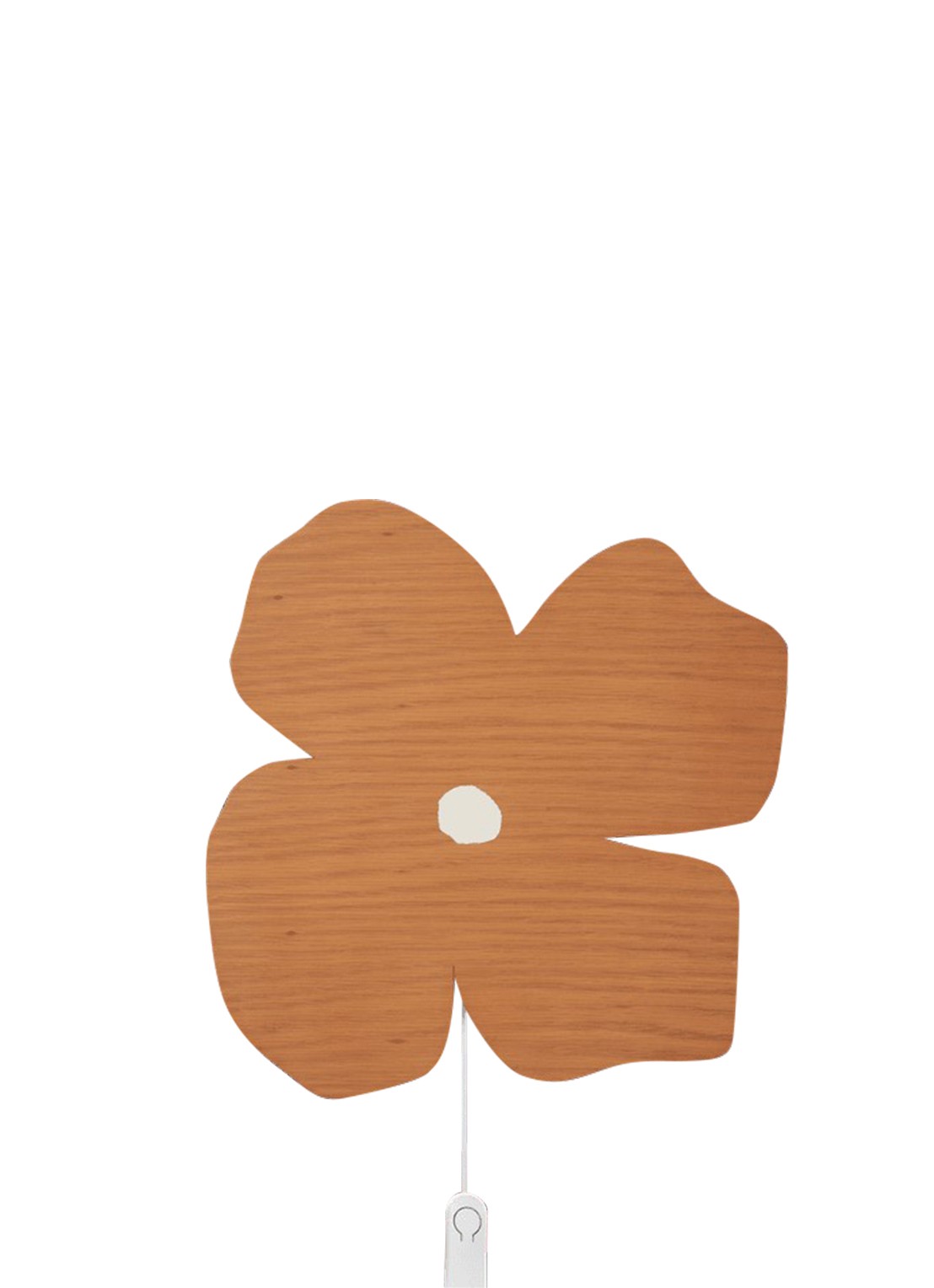ferm LIVING Poesie wandlamp 37 cm - voorkant bruin